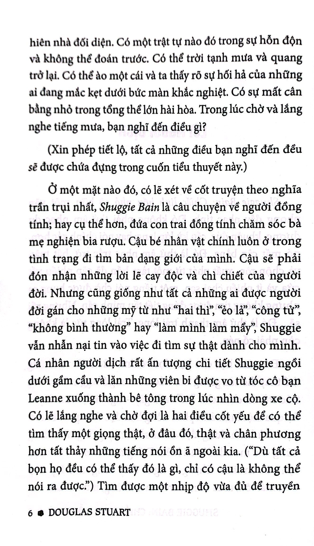 shuggie bain - chiếc linh hồn nhỏ