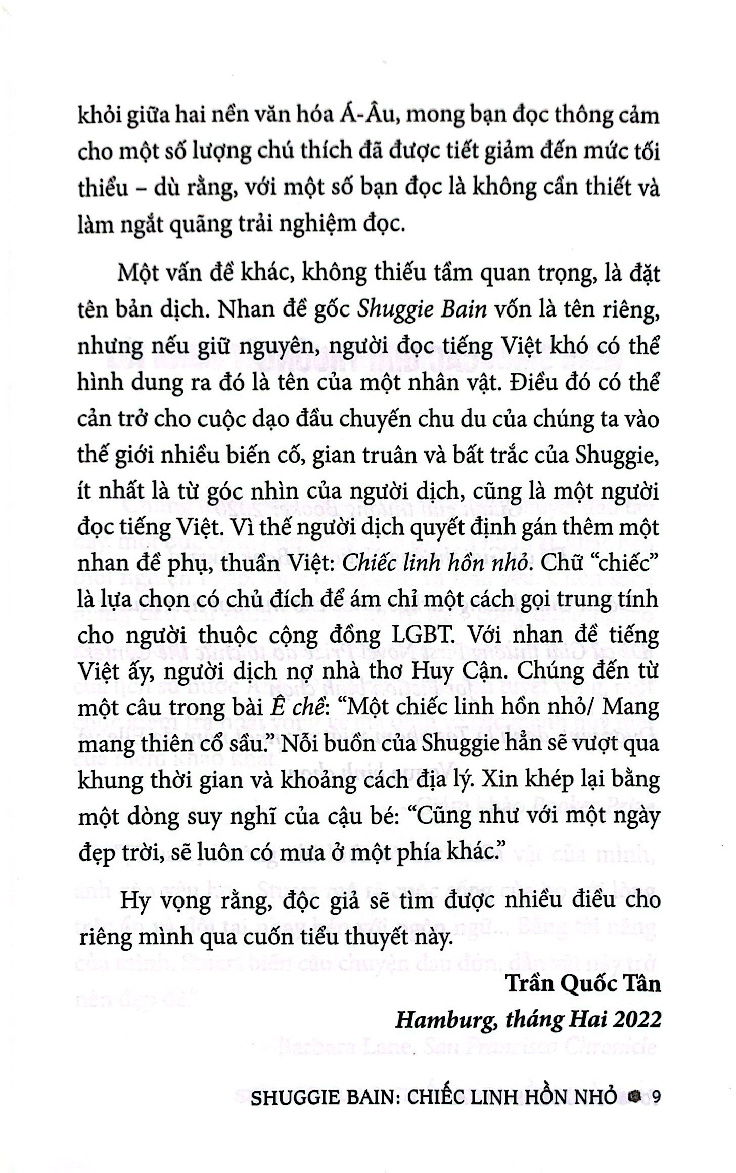 shuggie bain - chiếc linh hồn nhỏ