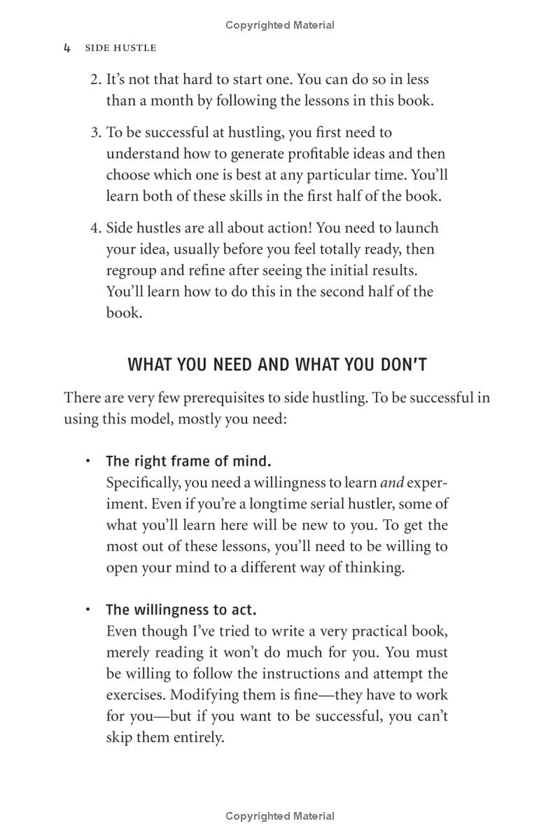 side hustle: build a side business and make extra money - without quitting your day job