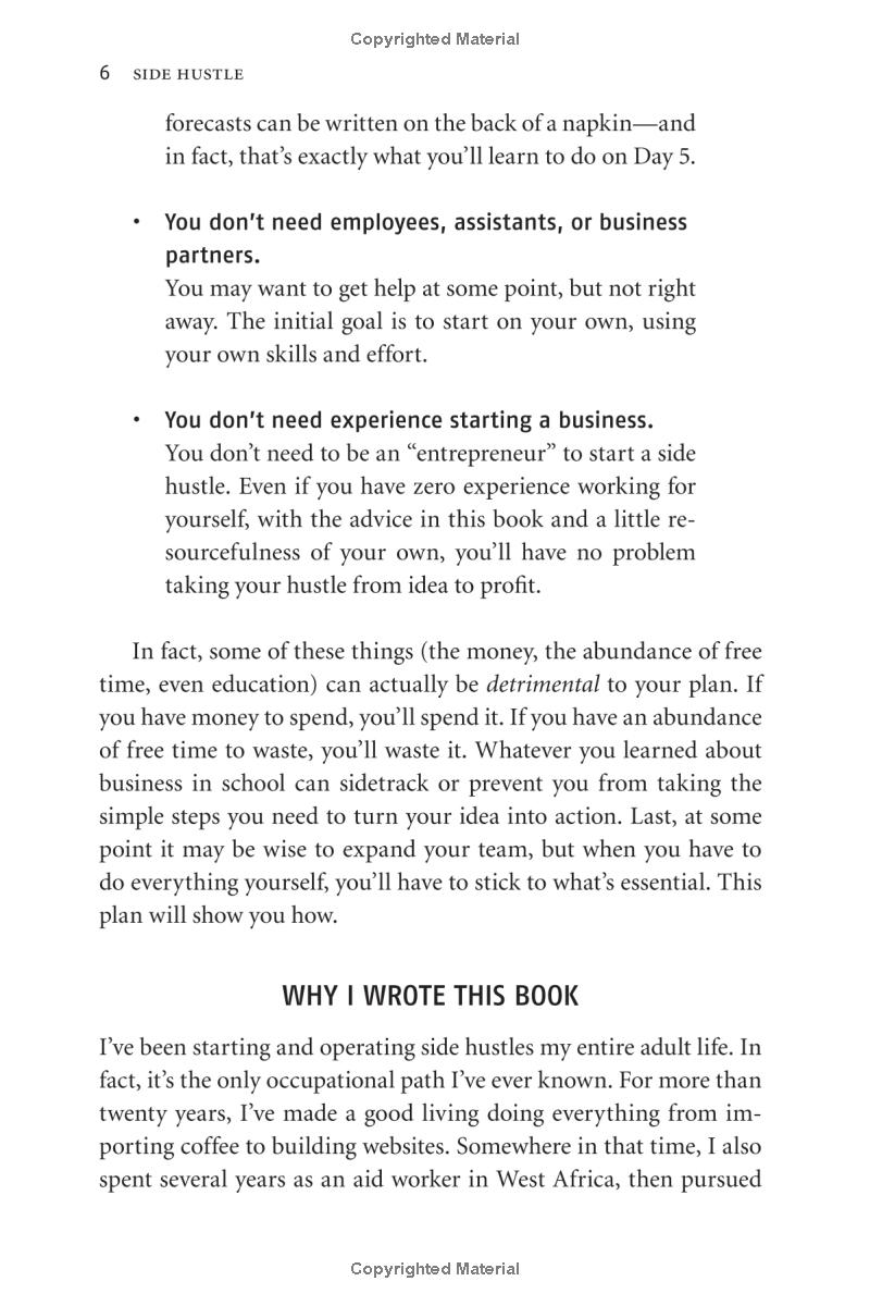 side hustle: build a side business and make extra money - without quitting your day job