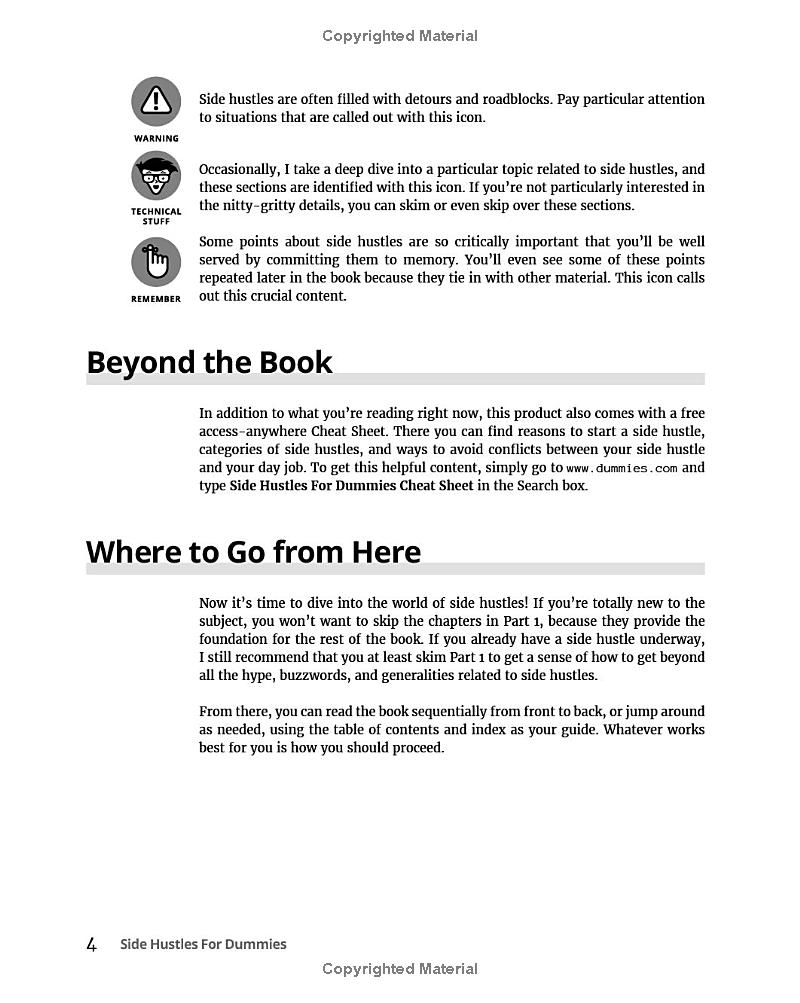 side hustles for dummies