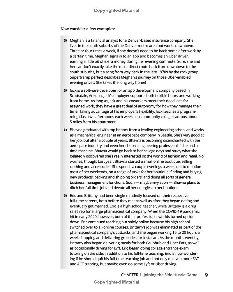 side hustles for dummies