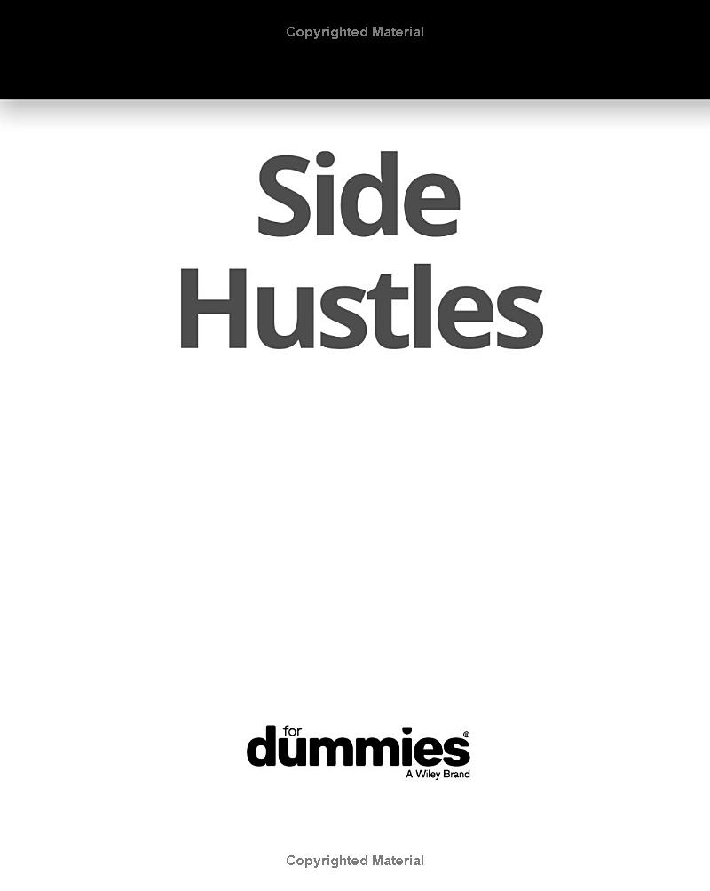 side hustles for dummies