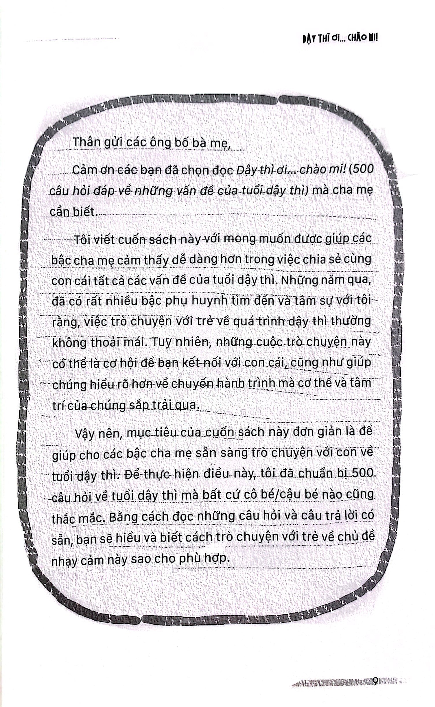 siêu cẩm nang cho tất cả những ai đã, đang hay sắp trải qua những thay đổi của tuổi dậy thì - dậy thì ơi chào mi!