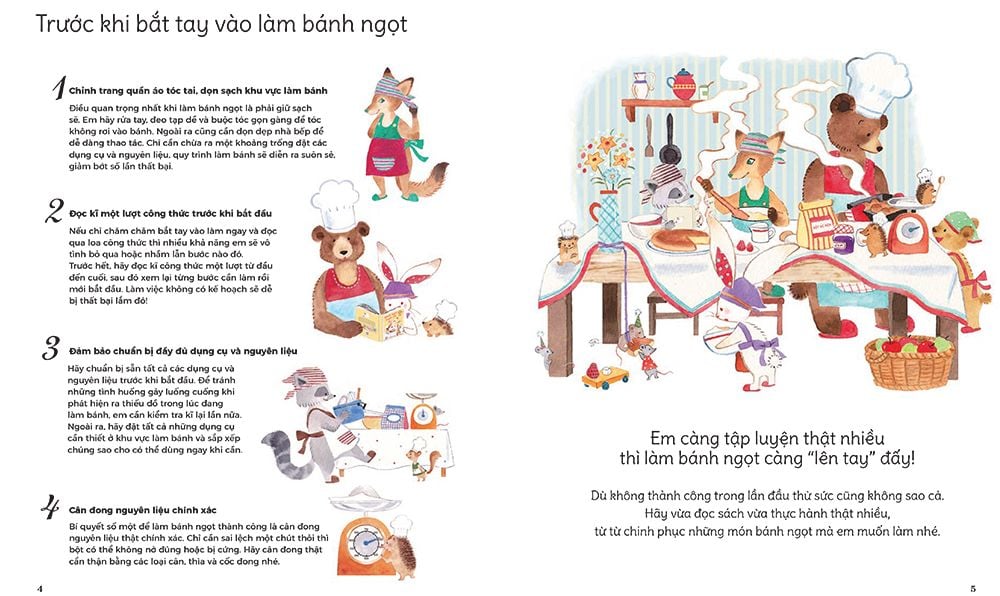 siêu đầu bếp nhí - bánh ngọt tuyệt vời