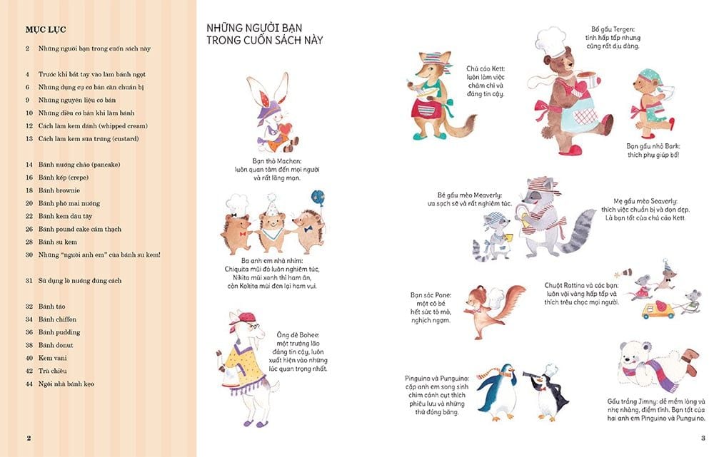 siêu đầu bếp nhí - bánh ngọt tuyệt vời