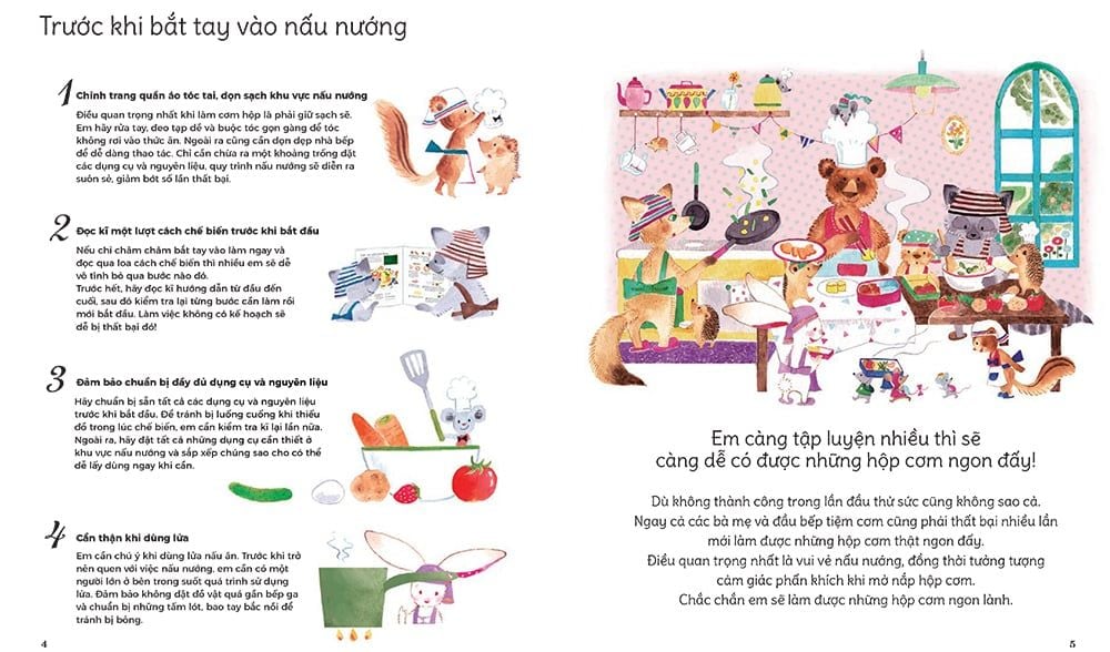 siêu đầu bếp nhí - hộp cơm háo hức