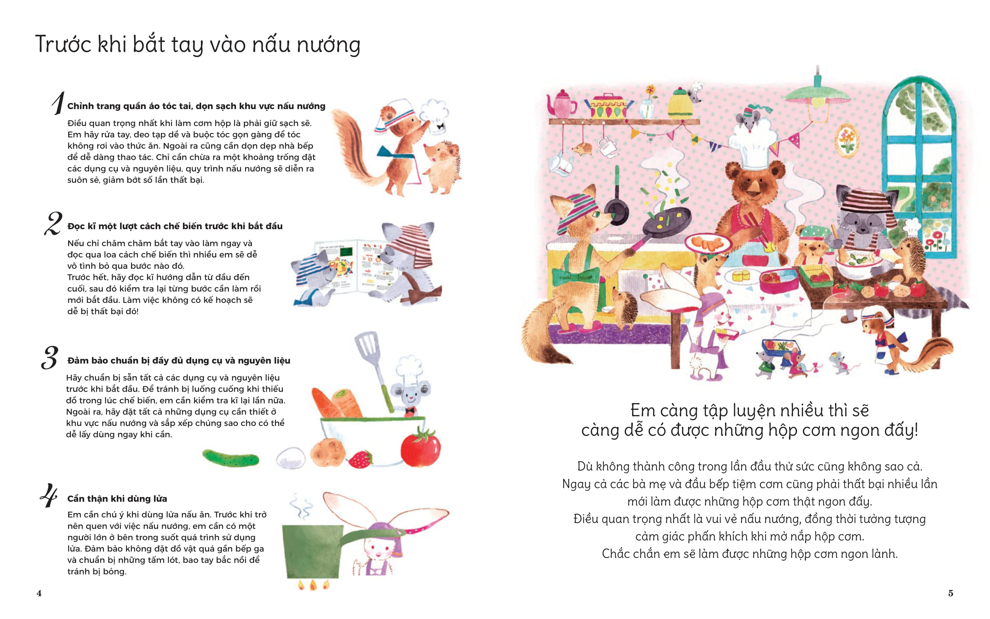 siêu đầu bếp nhí - hộp cơm háo hức