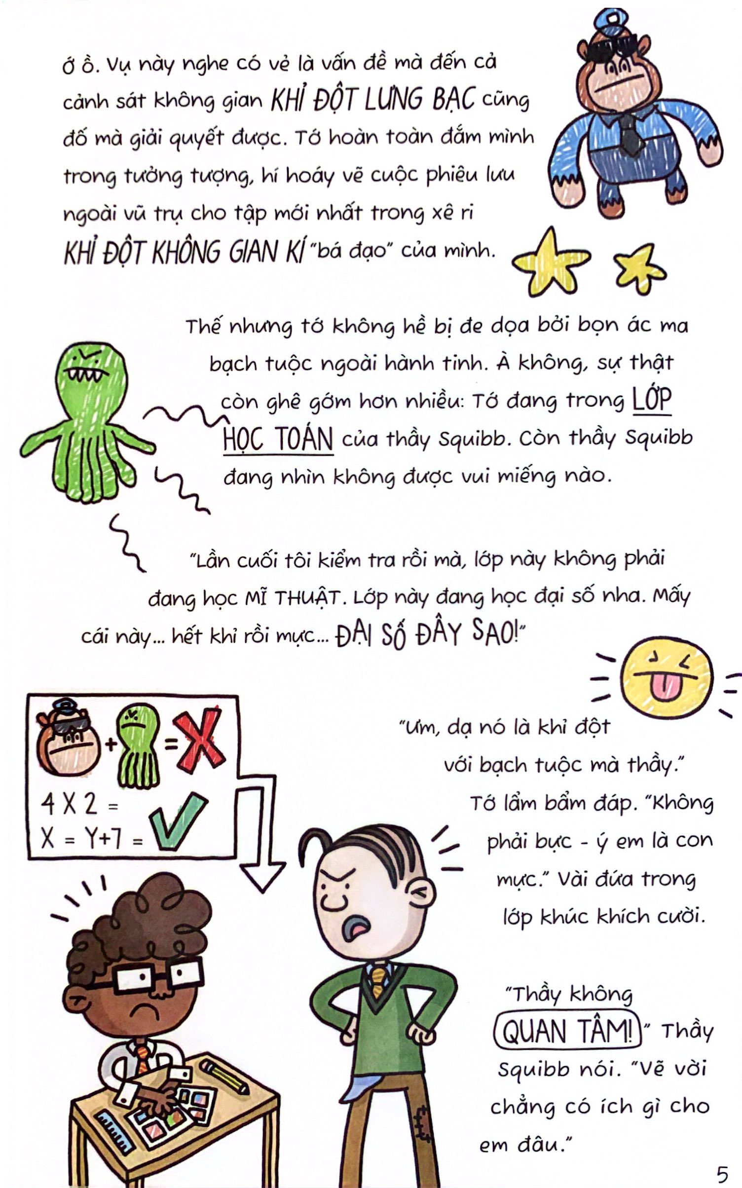 siêu lập dị và cây bút chì định mệnh - đánh bại quái vật trước bữa tối