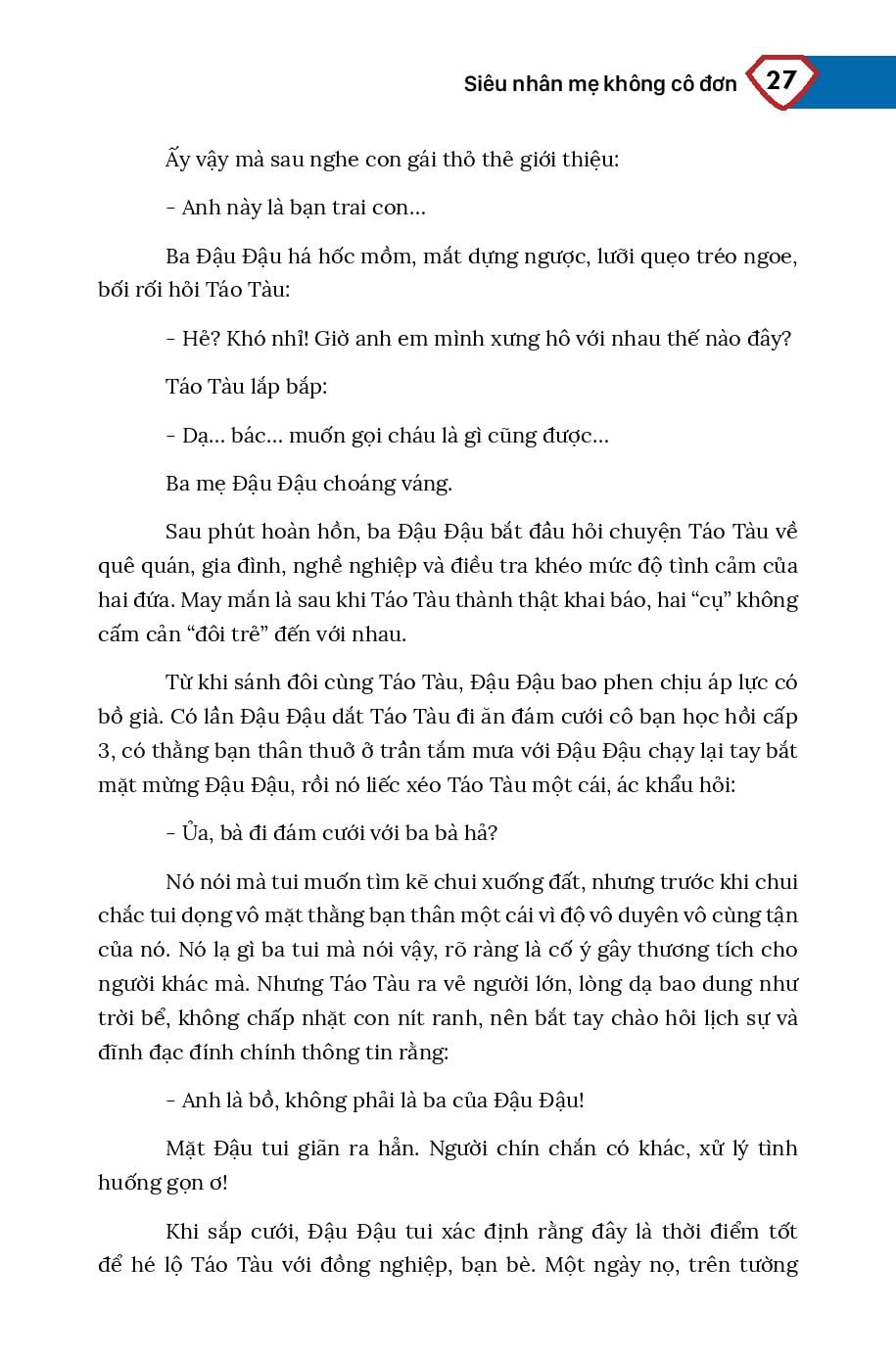 siêu nhân mẹ không cô đơn