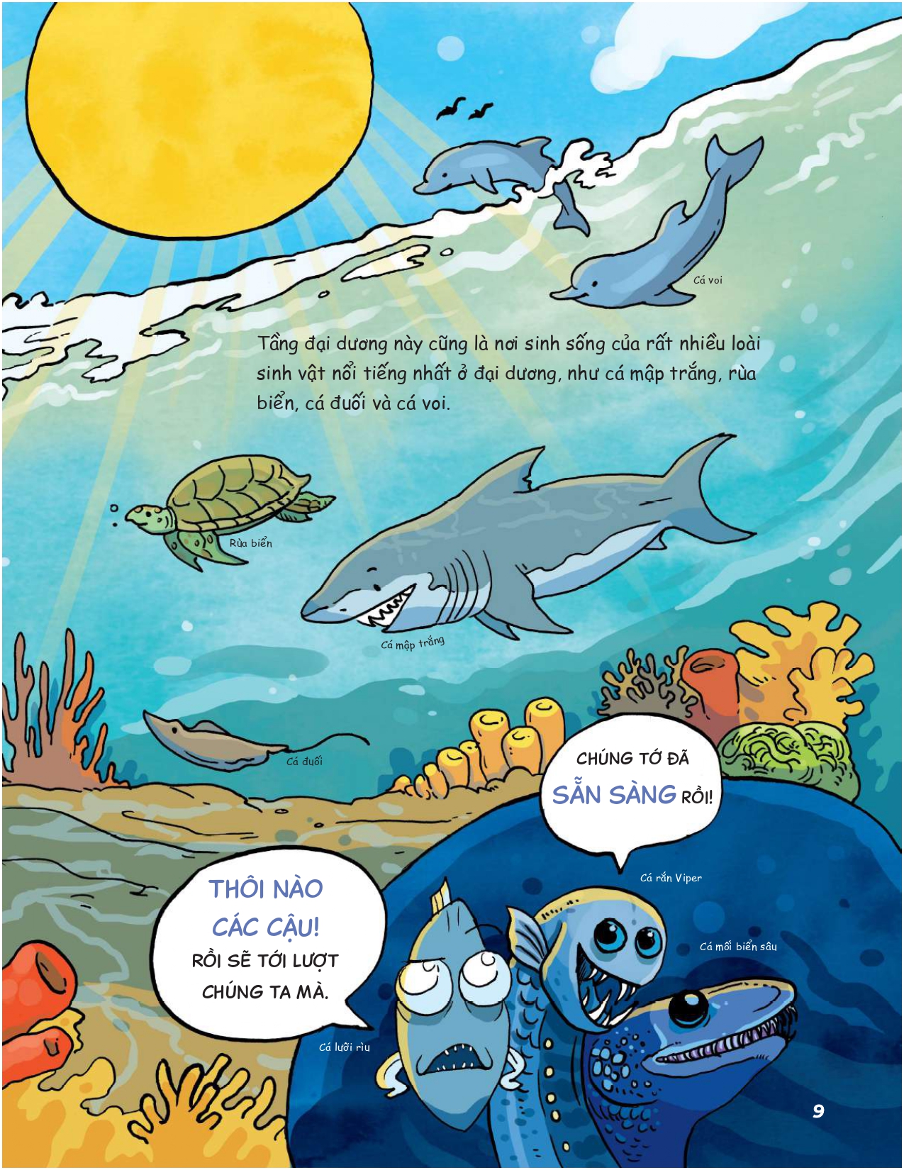 siêu nhí khám phá đại dương