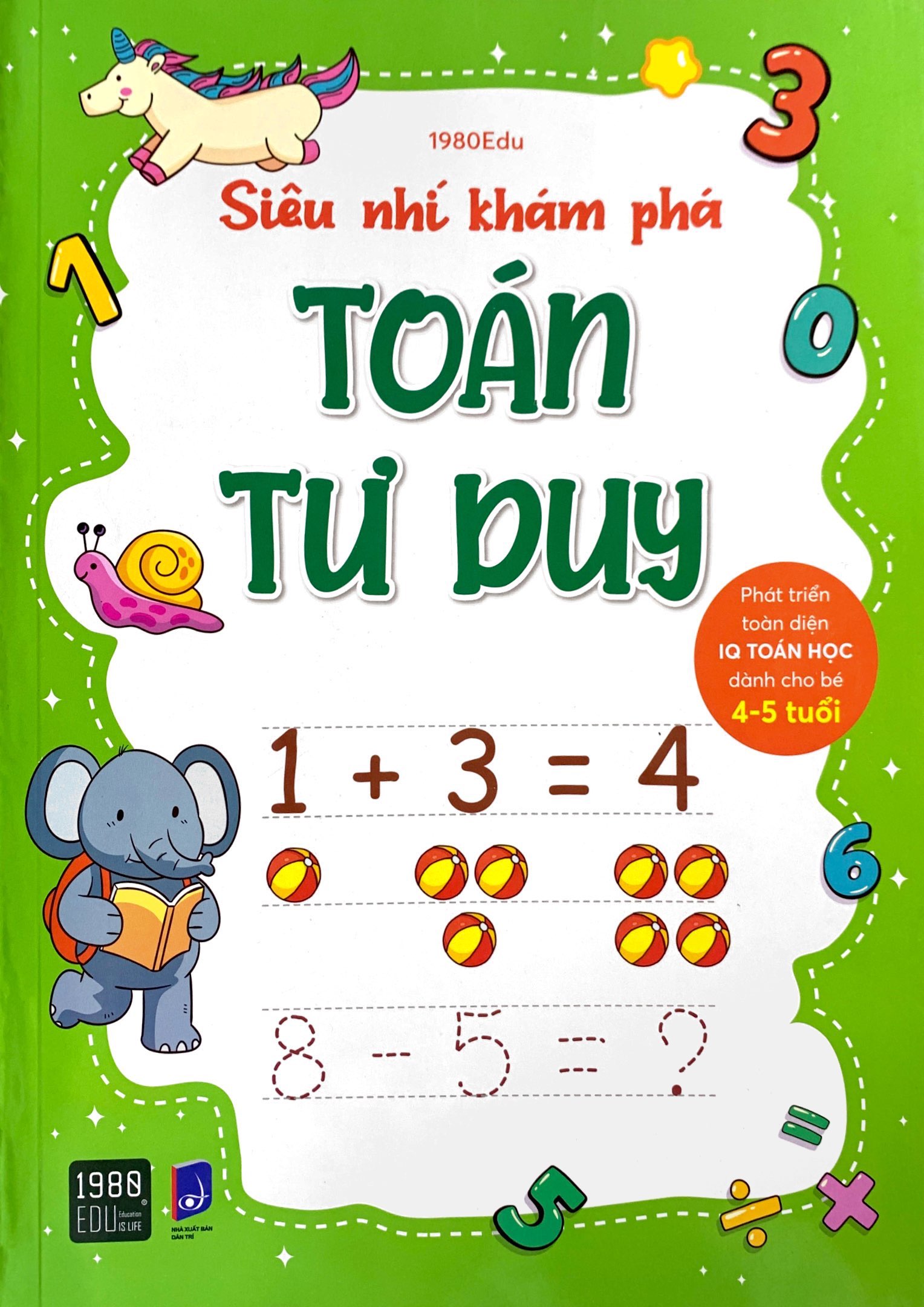 siêu nhí khám phá - toán tư duy - phát triển toàn diện iq toán học dành cho bé từ 4-5 tuổi