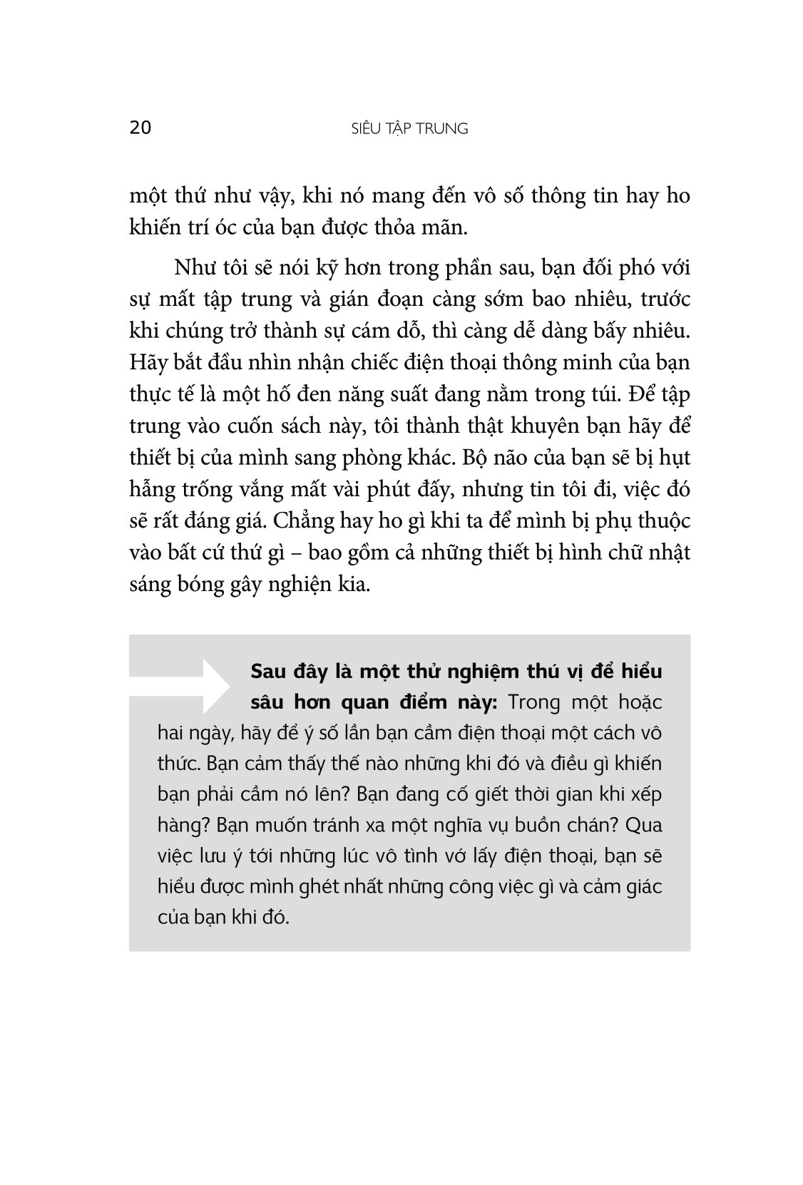 siêu tập trung - tăng hiệu quả trong một thế giới đa đoan (tái bản 2023)