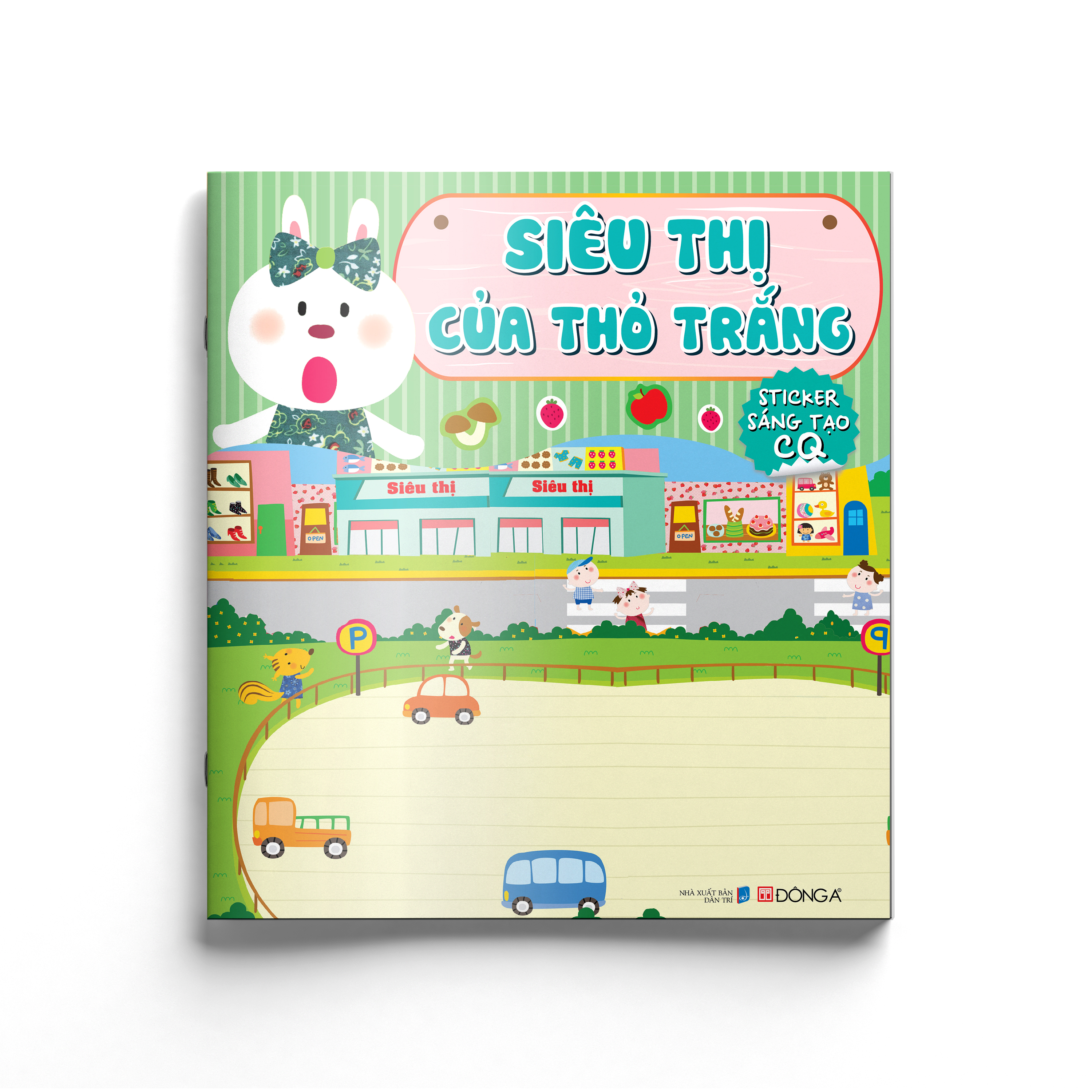 siêu thị của thỏ trắng - sticker sáng tạo cq