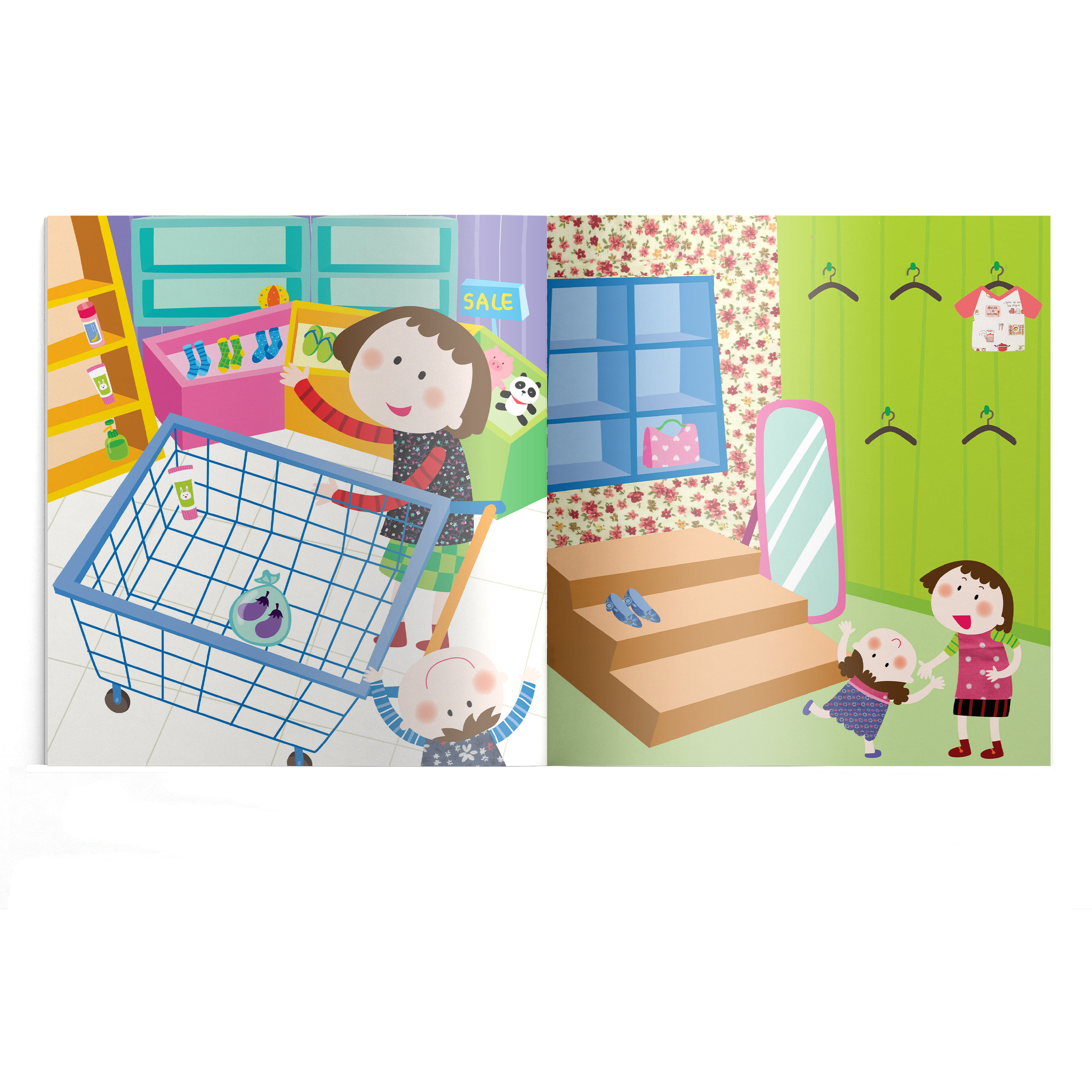 siêu thị của thỏ trắng - sticker sáng tạo cq