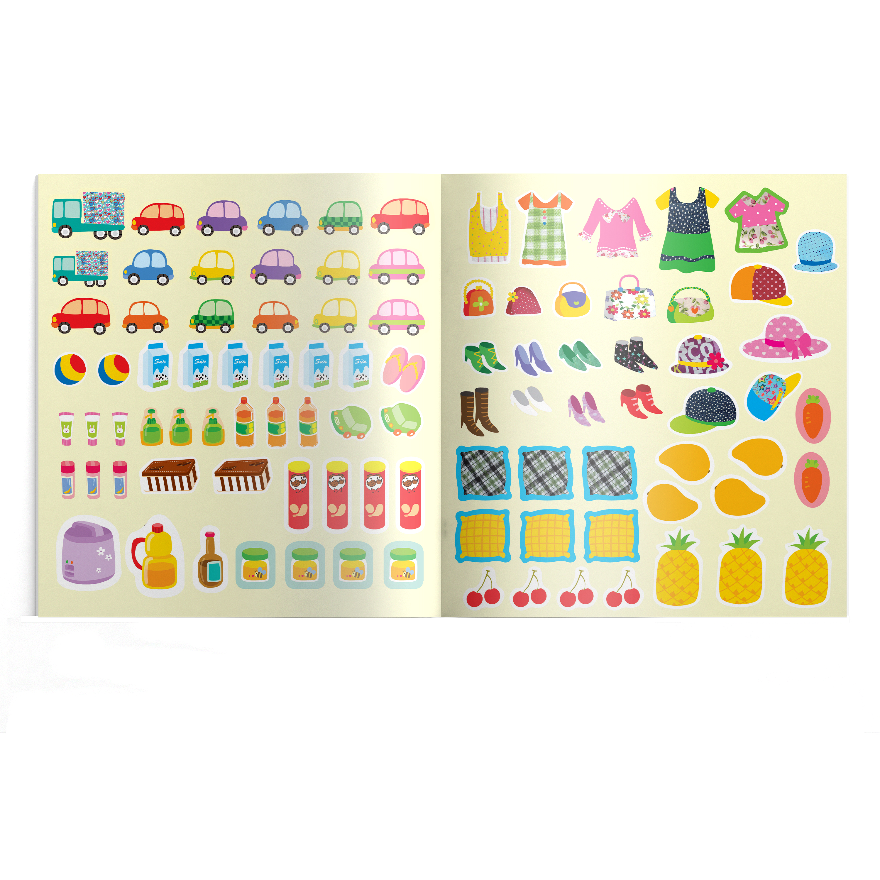 siêu thị của thỏ trắng - sticker sáng tạo cq