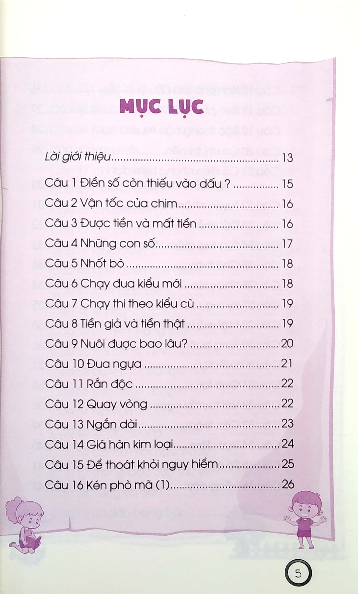 siêu trí tuệ - câu đố luyện tư duy