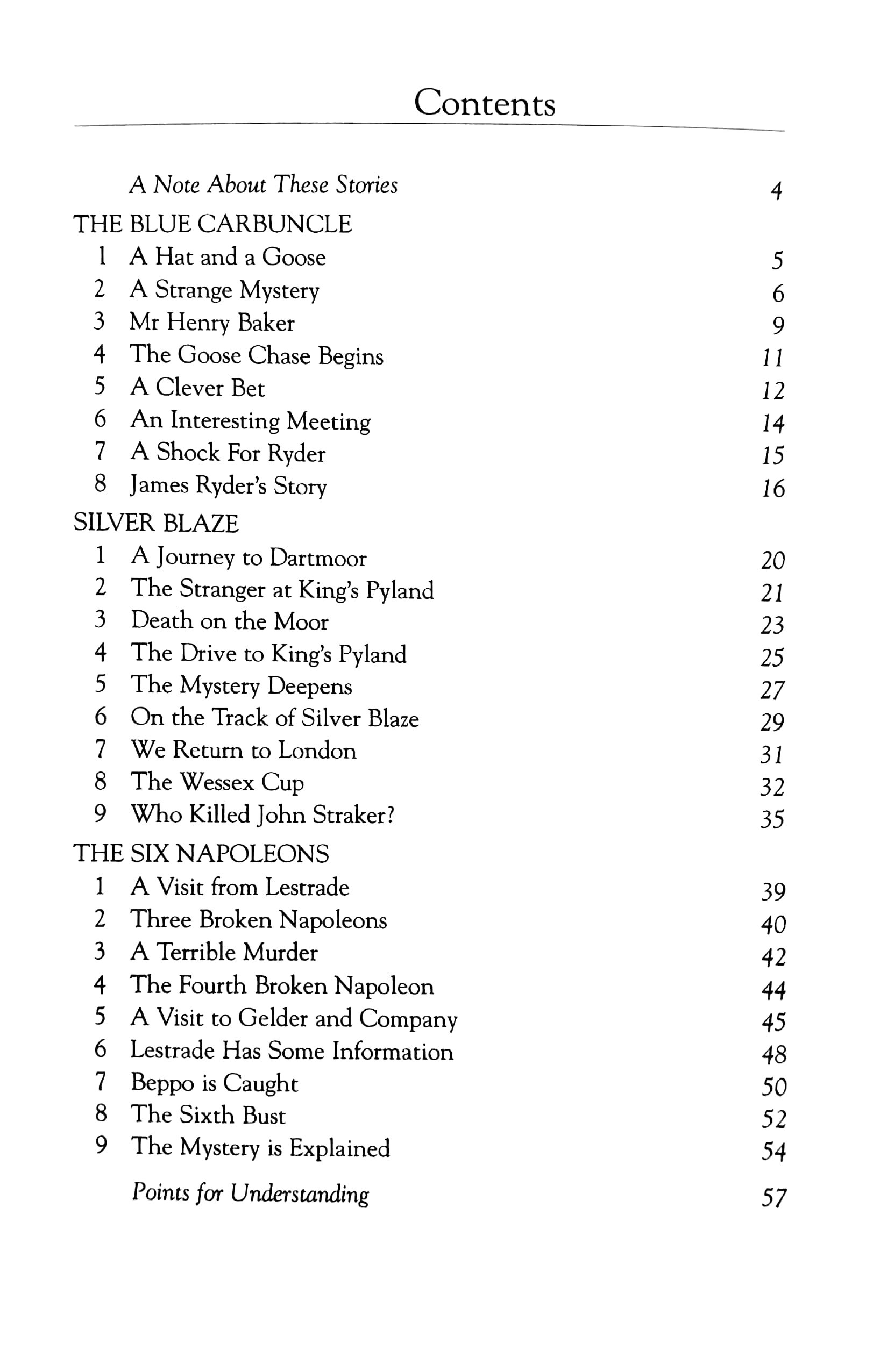 silver blaze and other stories