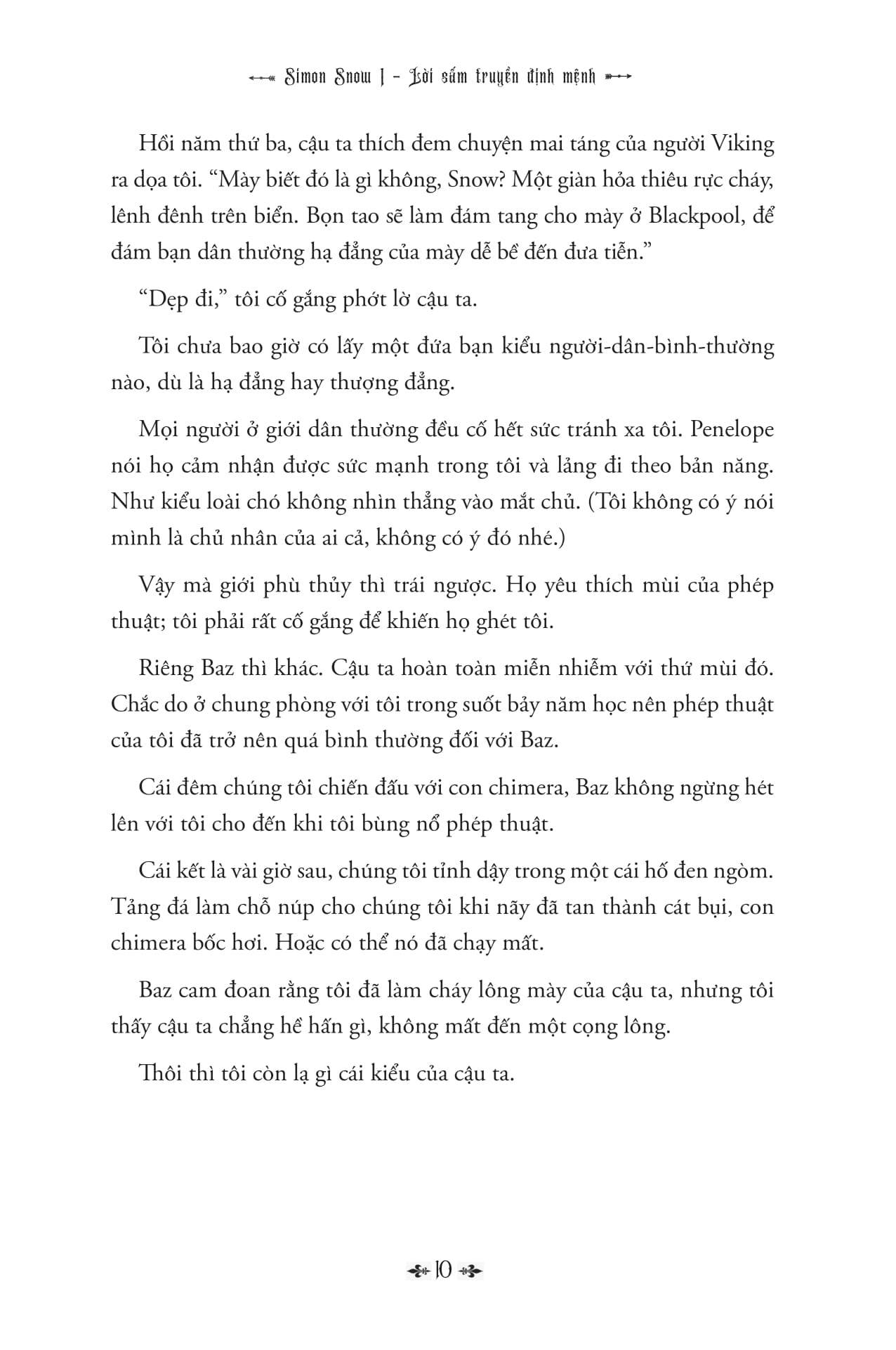 Simon Snow - Tập 1 - Lời Sấm Truyền Định Mệnh