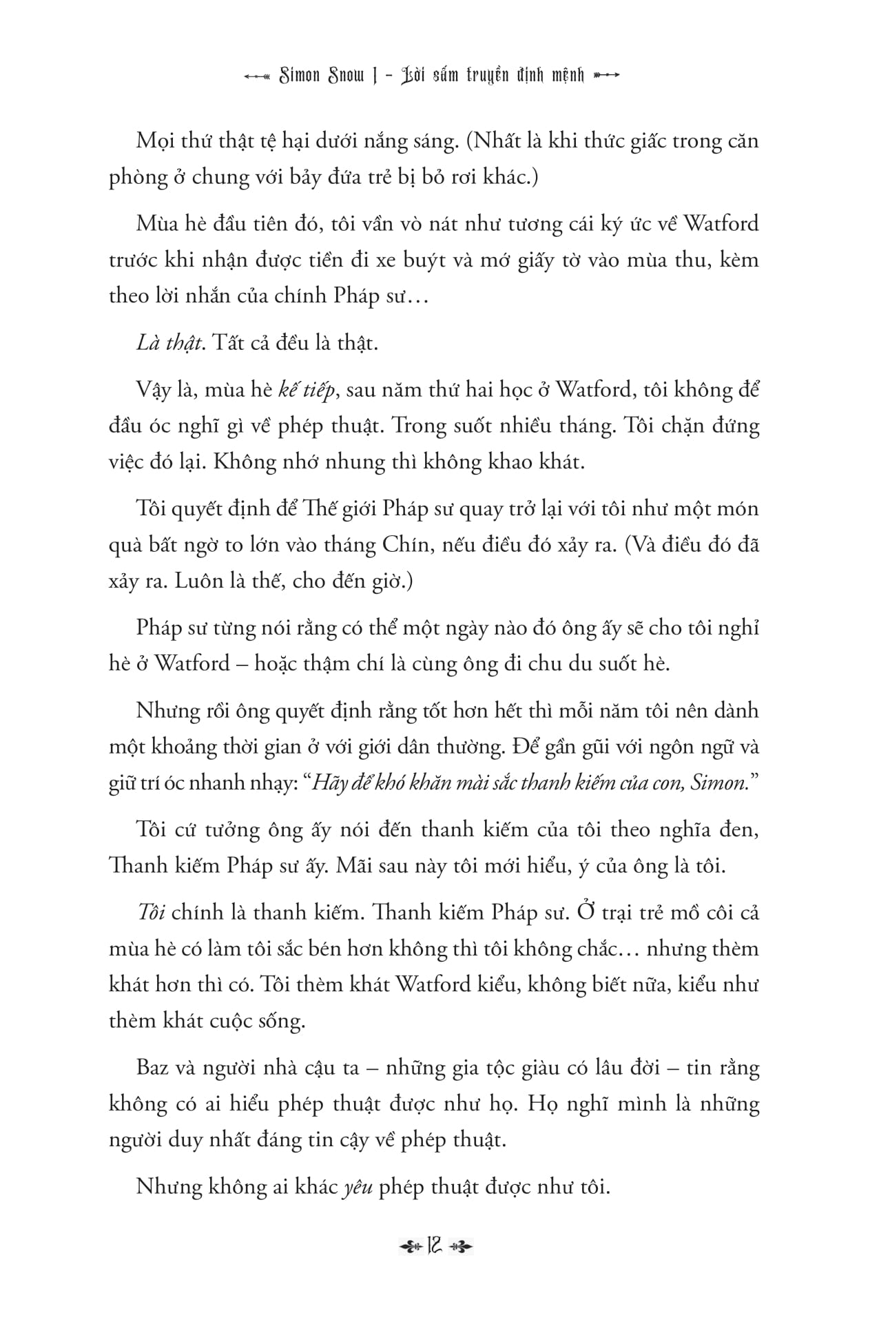 Simon Snow - Tập 1 - Lời Sấm Truyền Định Mệnh