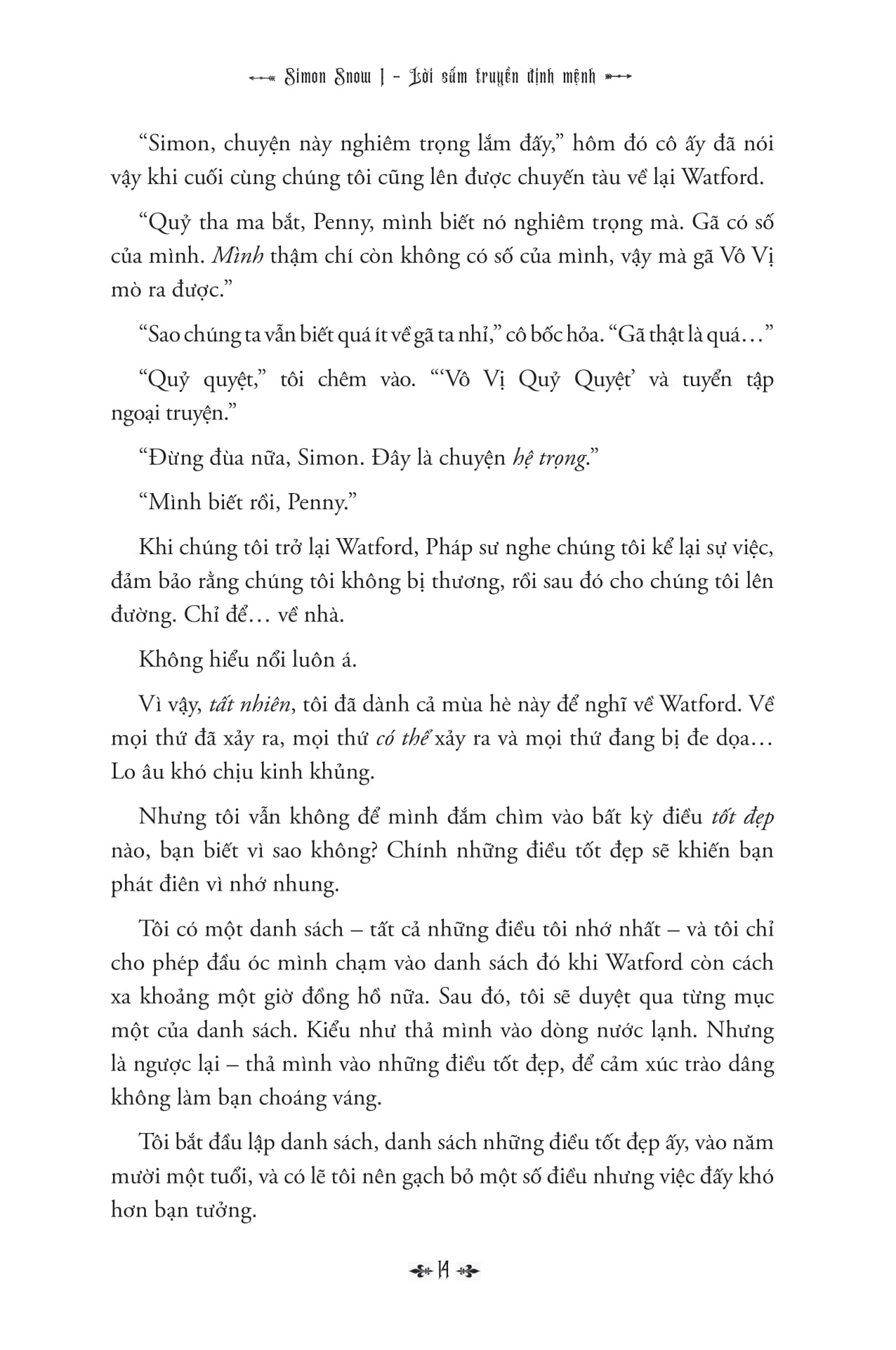 Simon Snow - Tập 1 - Lời Sấm Truyền Định Mệnh