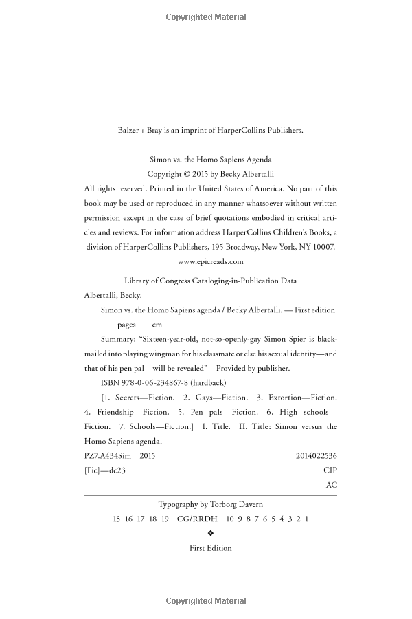 simon vs. the homo sapiens agenda