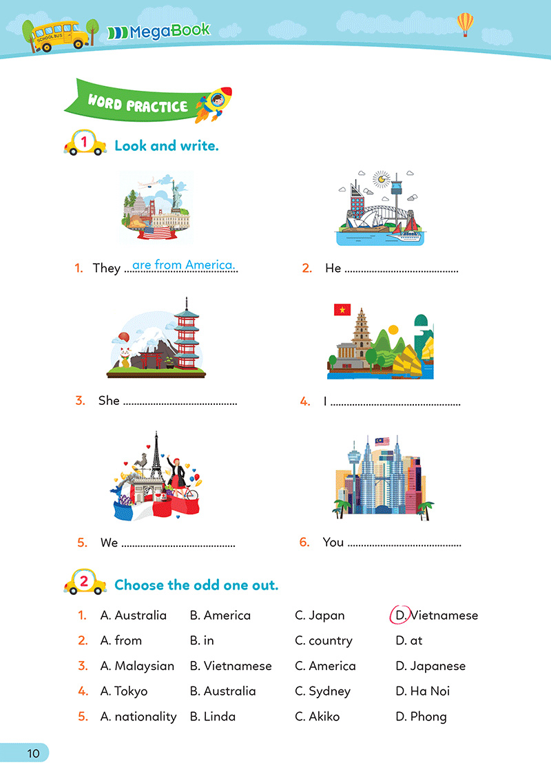 simple writing - em học kỹ năng viết tiếng anh thật đơn giản lớp 4