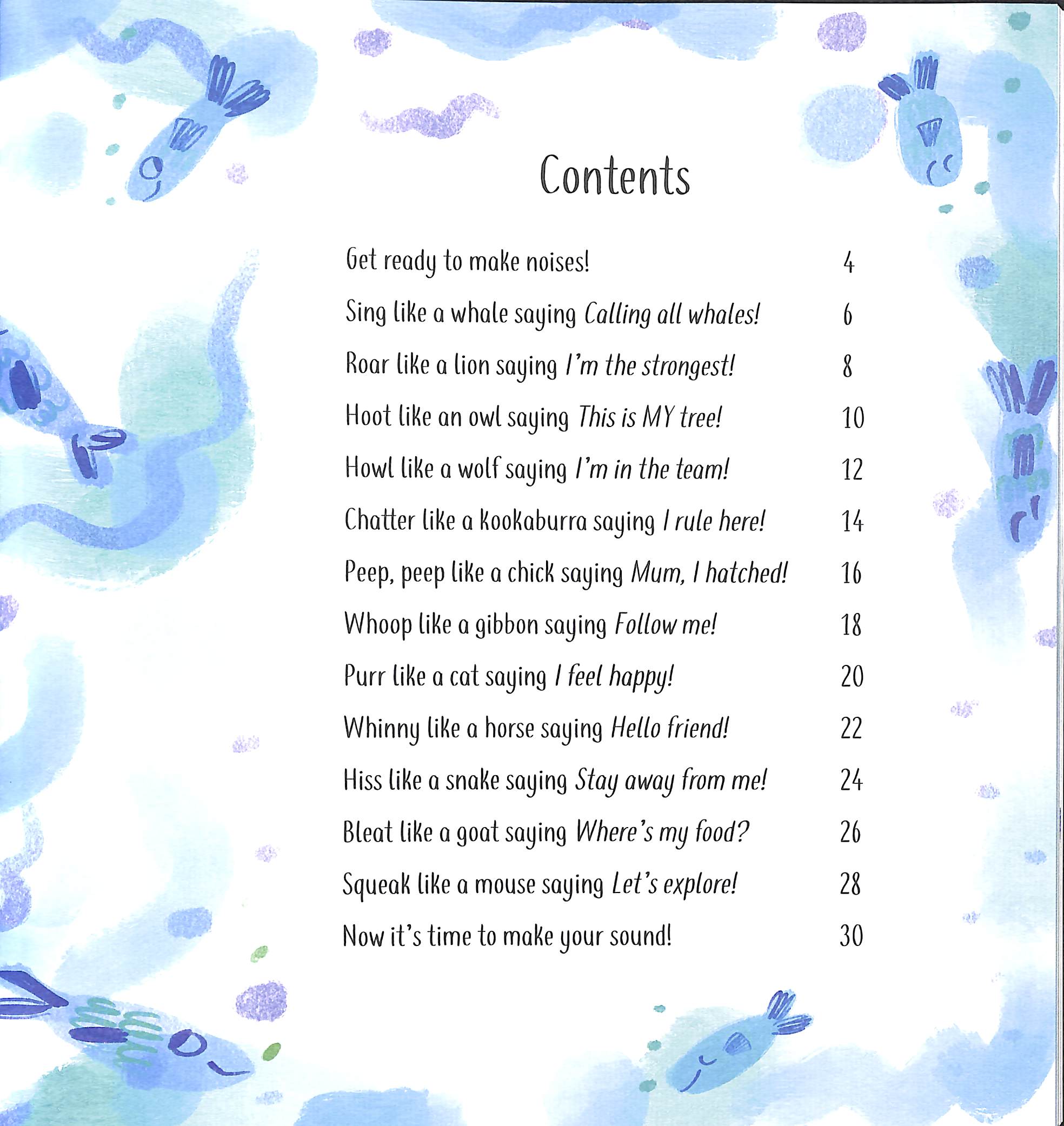 sing like a whale - learn how to make a noise like the animals do!