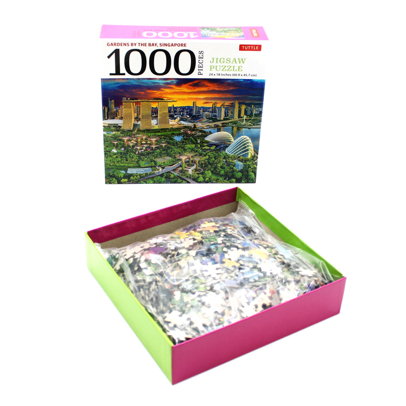 singapore's gardens by the bay - 1000 piece jigsaw puzzle (finished size 24 in x 18 in)