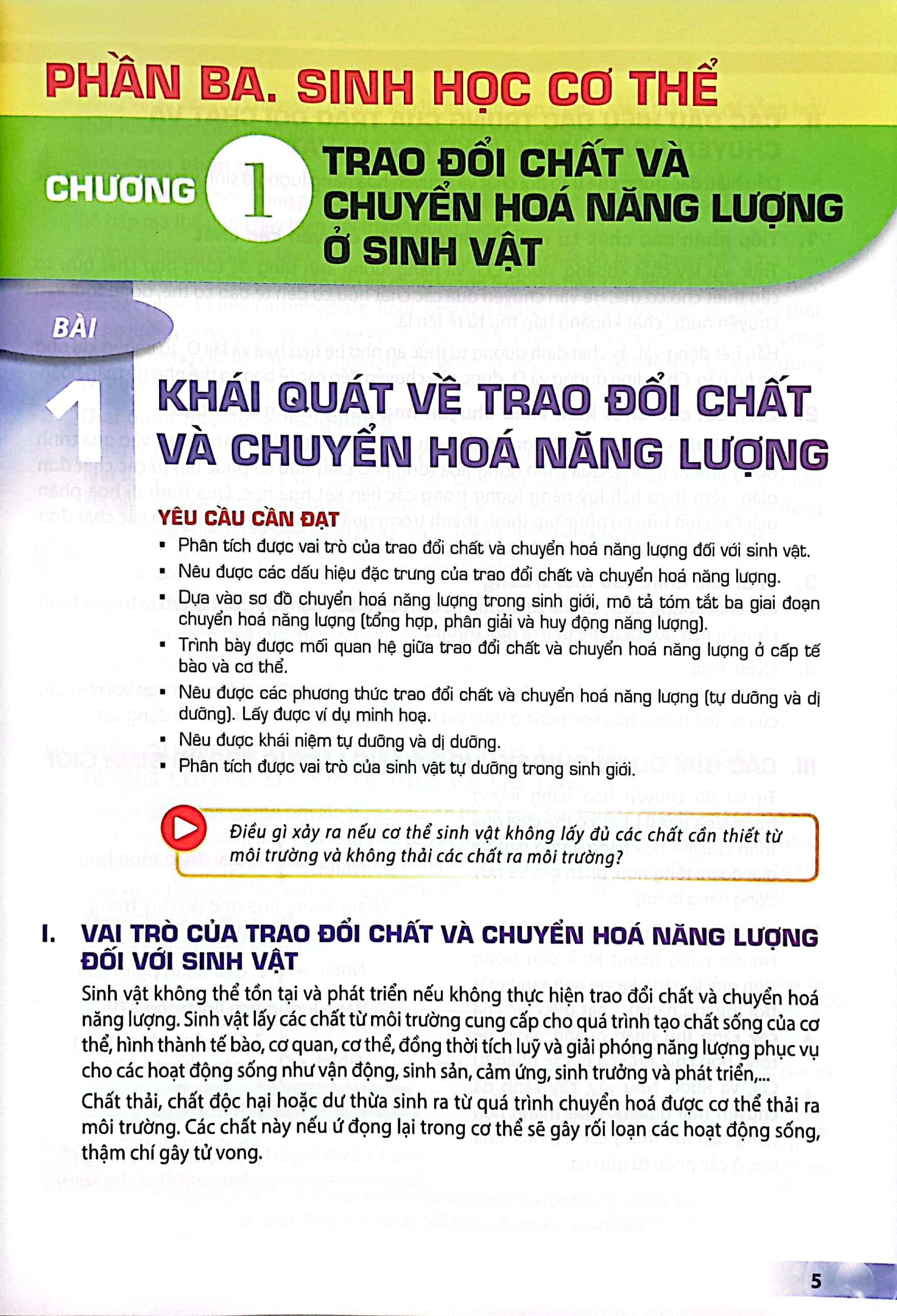 sinh học 11 (kết nối tri thức) (chuẩn)