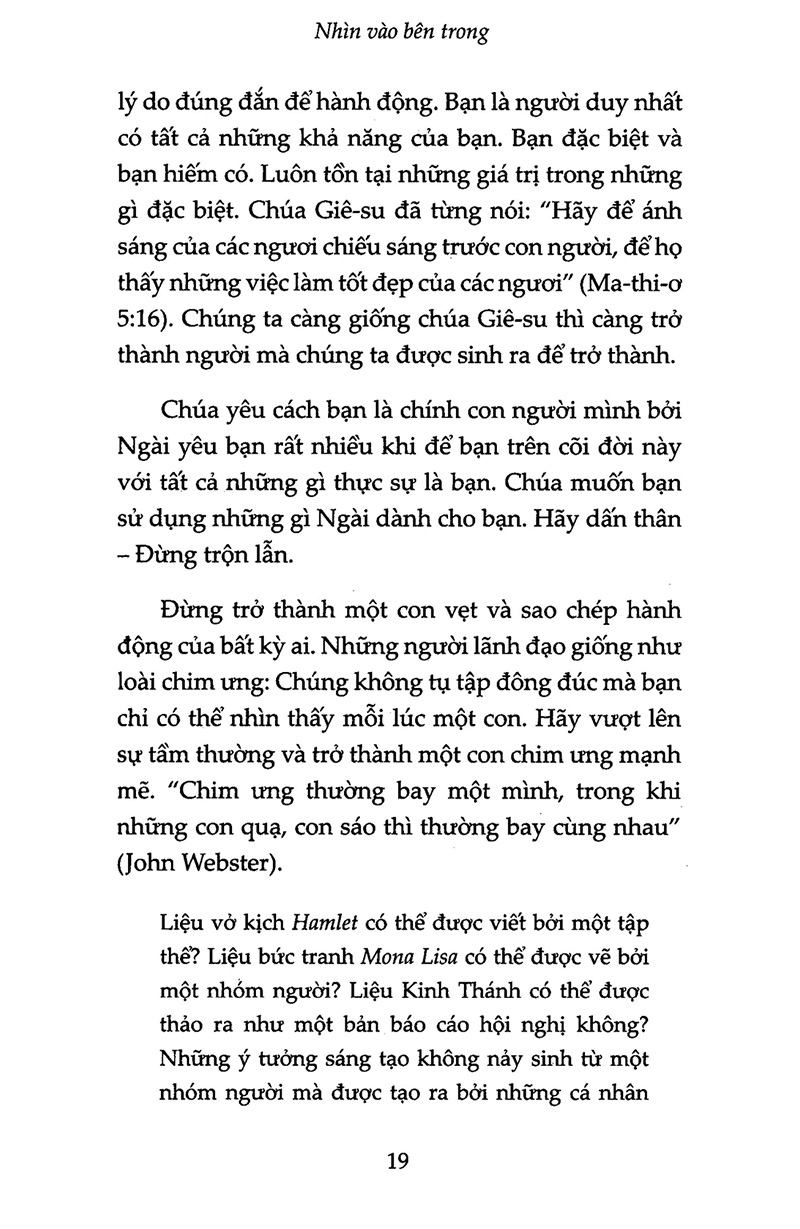 sinh ra là một bản thể, đừng chết như một bản sao (tái bản 2023)