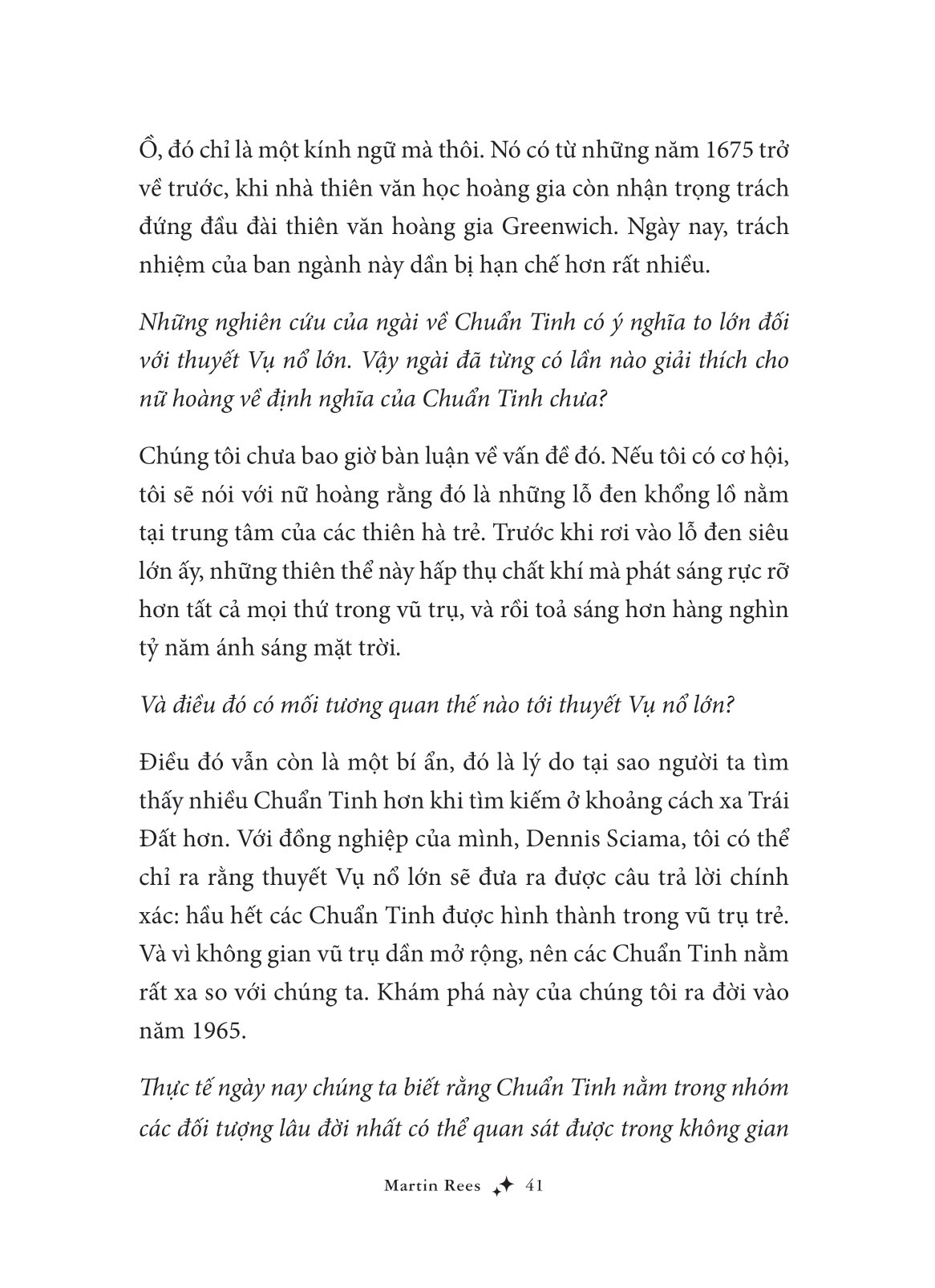 sinh ra từ bụi sao - định hình thế giới và bản thân qua cuộc đối thoại với các nhà khoa học