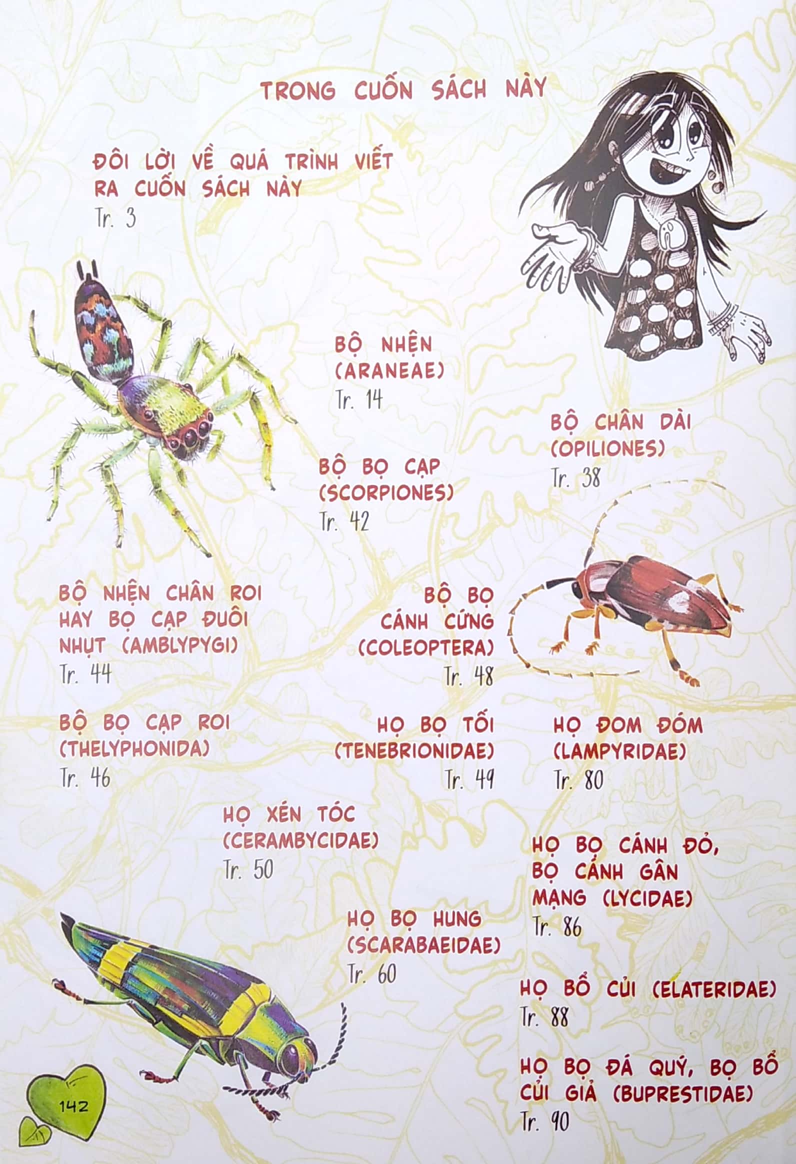 sinh vật học kỳ thú - bọ cánh cứng, nhện và những người bạn khác