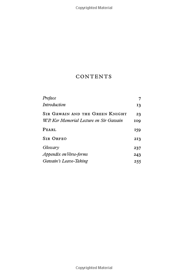 sir gawain and the green knight: with pearl and sir orfeo