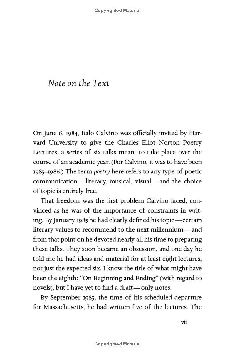 six memos for the next millennium