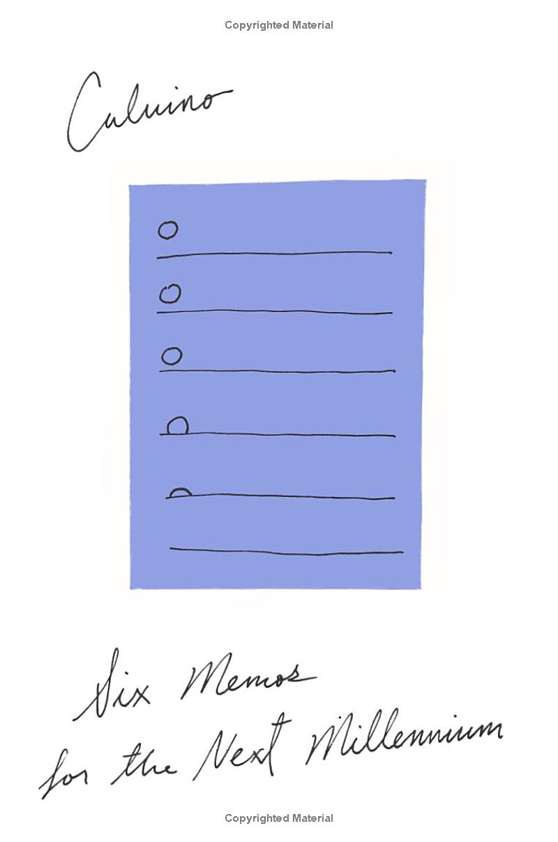 six memos for the next millennium