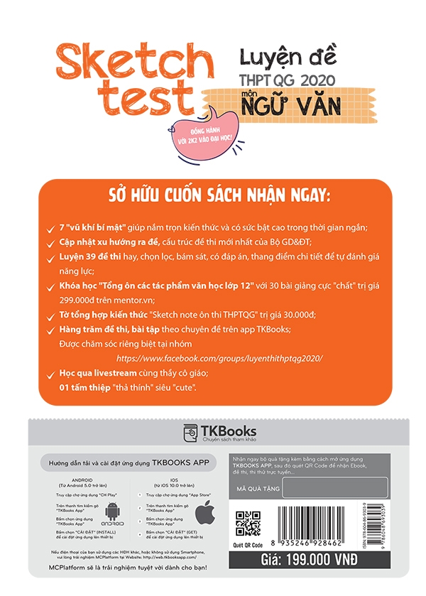 sketch test luyện đề thptqg 2020 - môn ngữ văn
