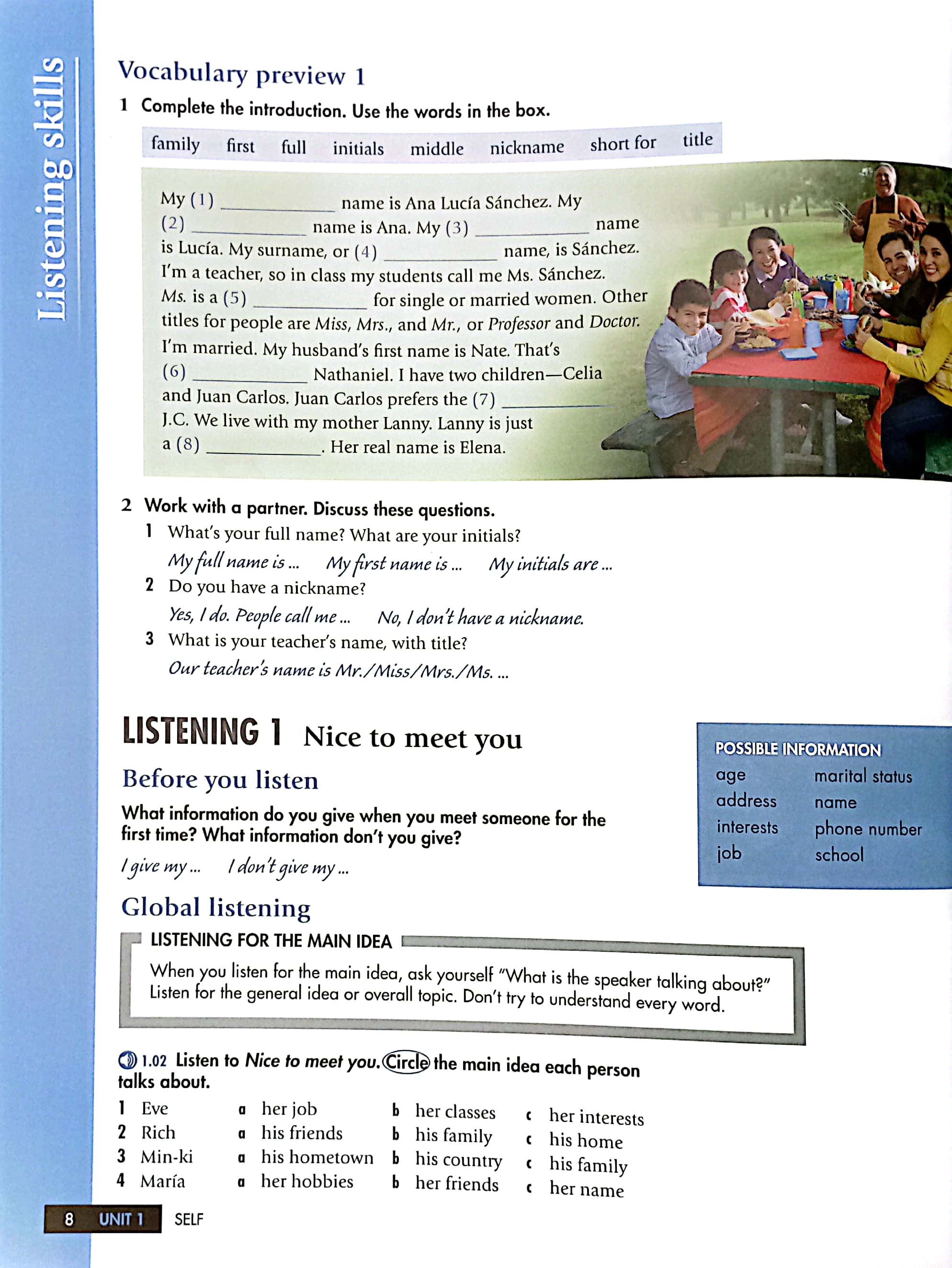 skillful foundation level listening & speaking student's book & dsb pack