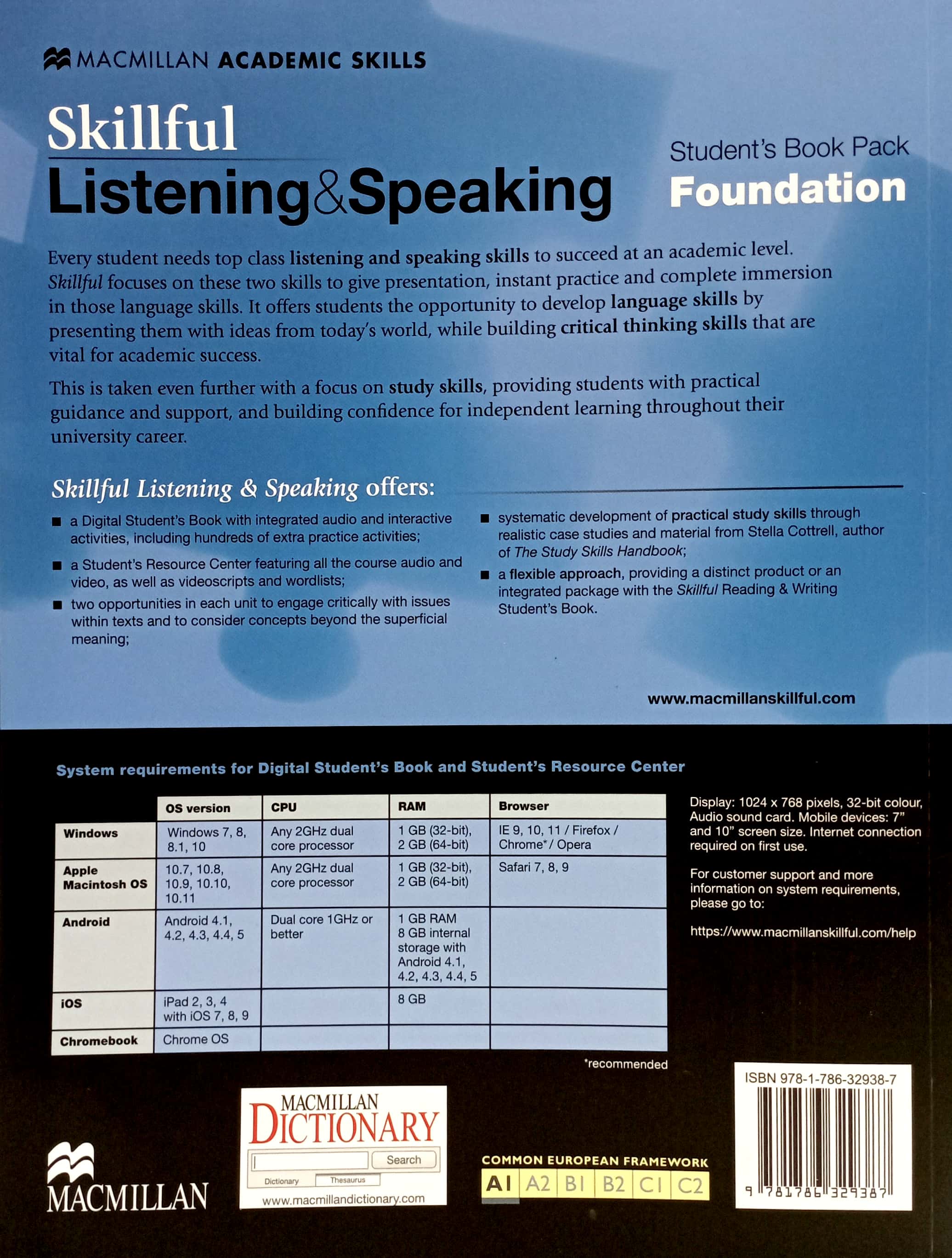 skillful foundation level listening & speaking student's book & dsb pack