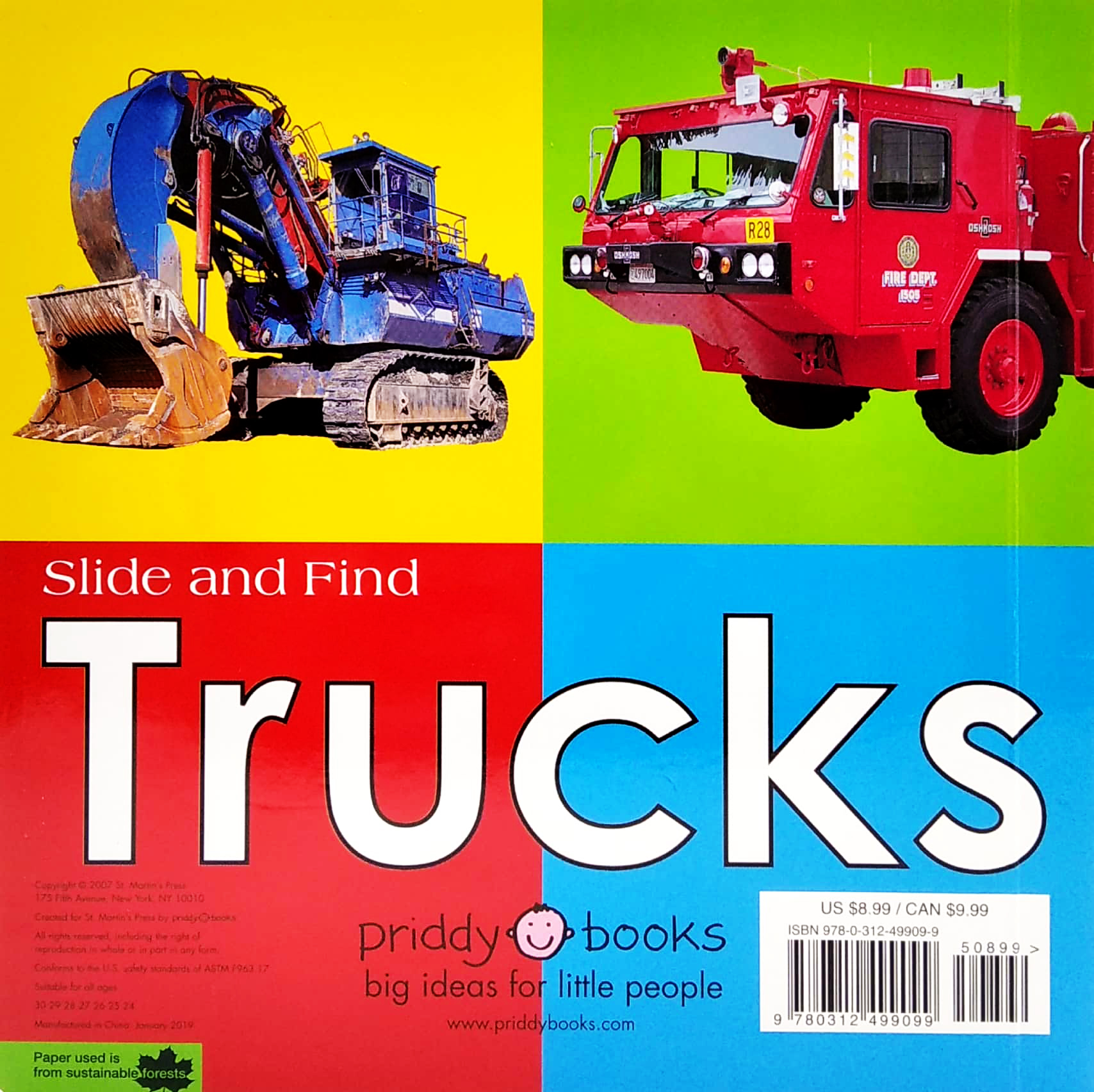 slide and find - trucks