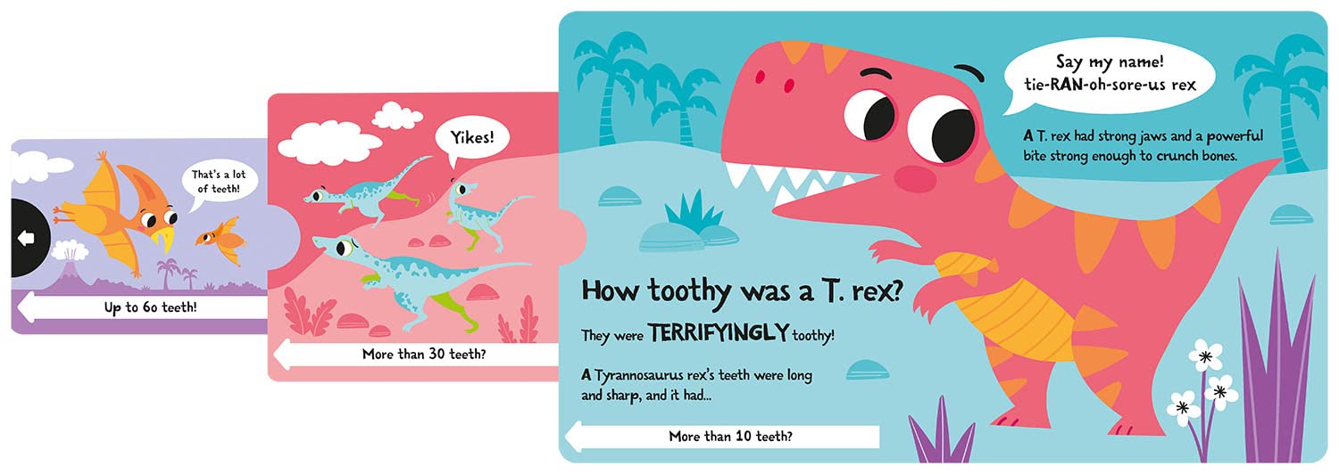 slide and seek - how toothy is a t. rex?