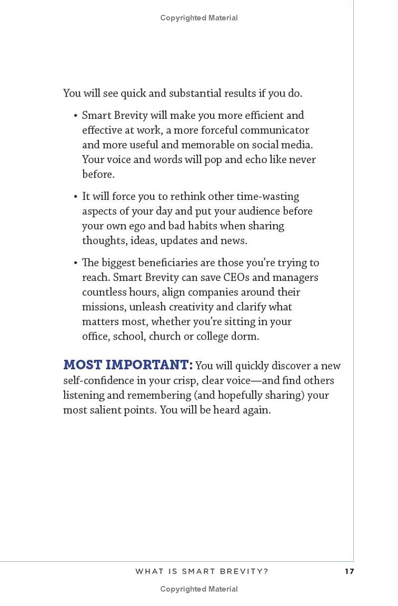 smart brevity: the power of saying more with less