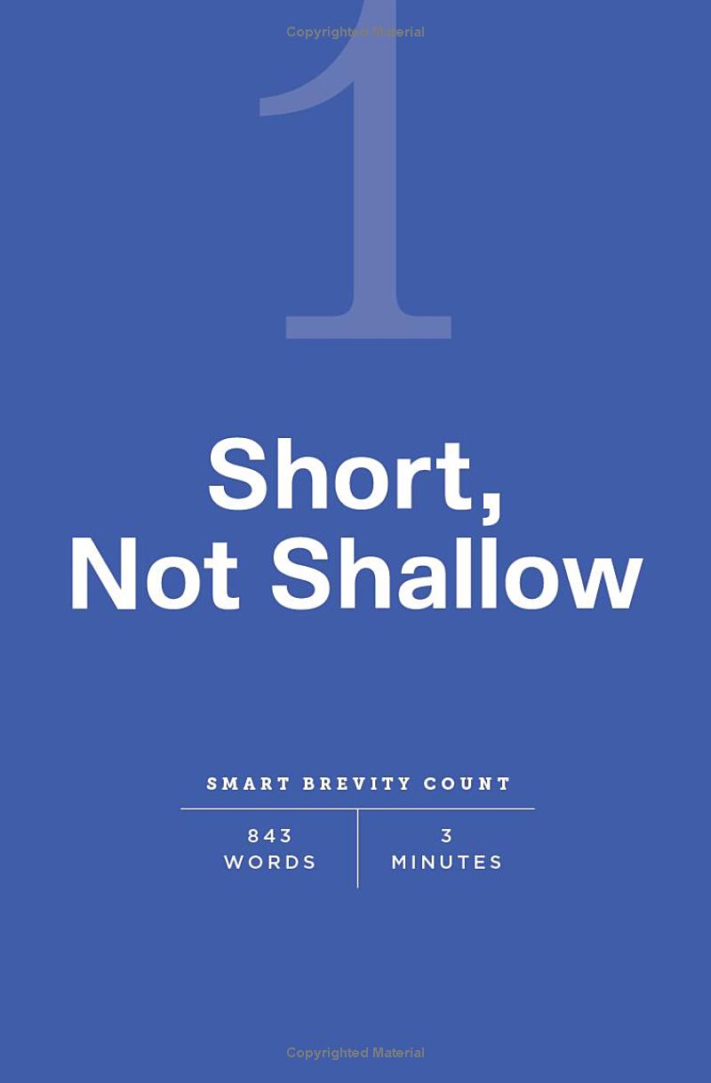 smart brevity: the power of saying more with less
