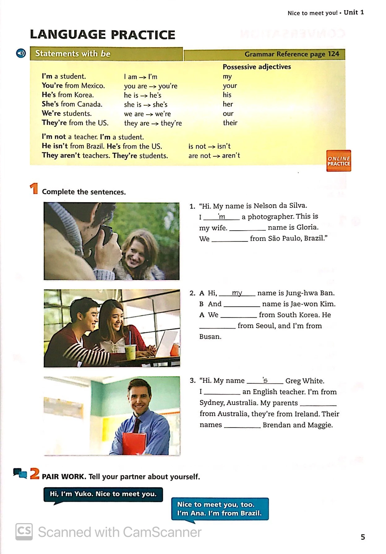 smart choice 1 sb 3e with online practice