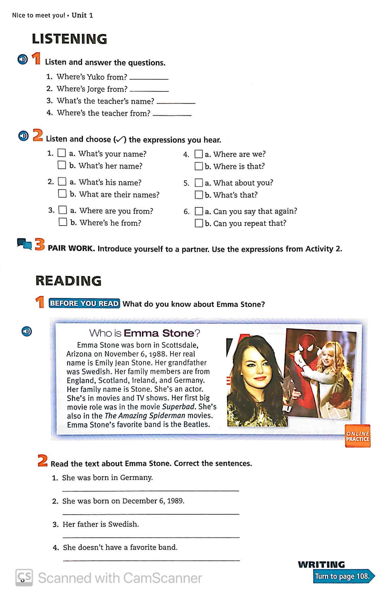 smart choice 1 sb 3e with online practice