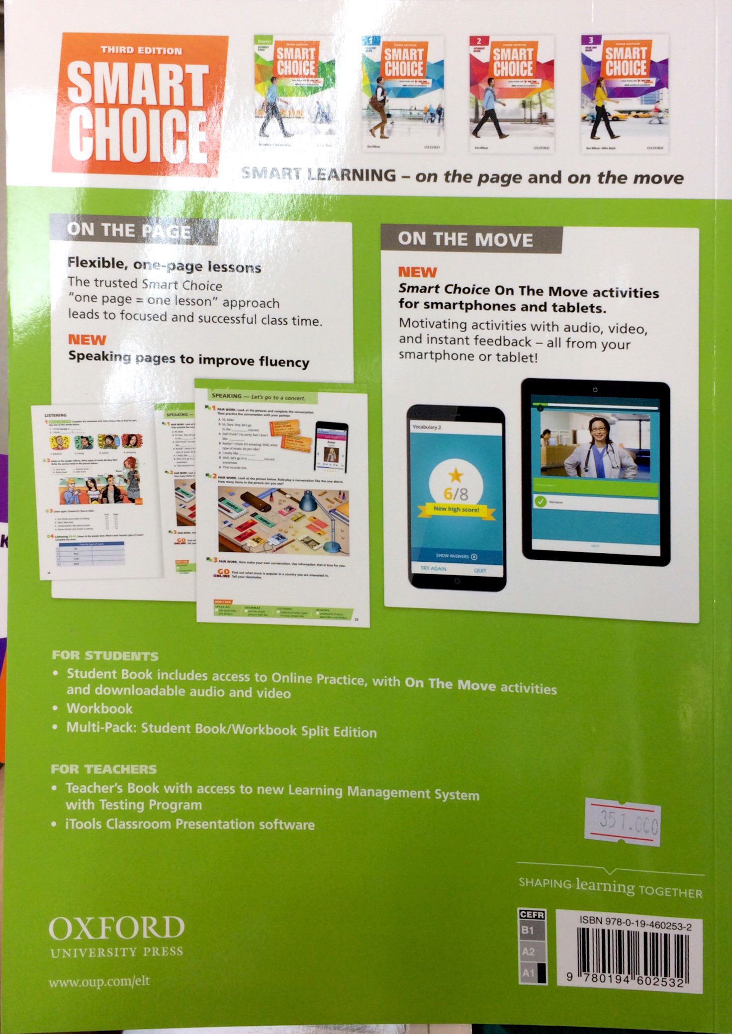 smart choice starter 3e sb with online practice