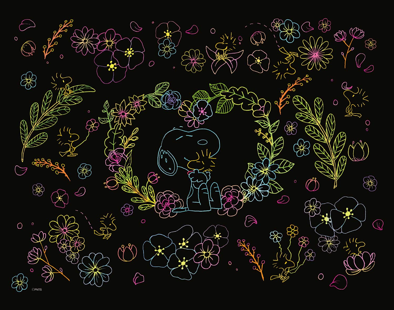 snoopy what a wonderful season! (大人のためのヒーリングスクラッチアート)