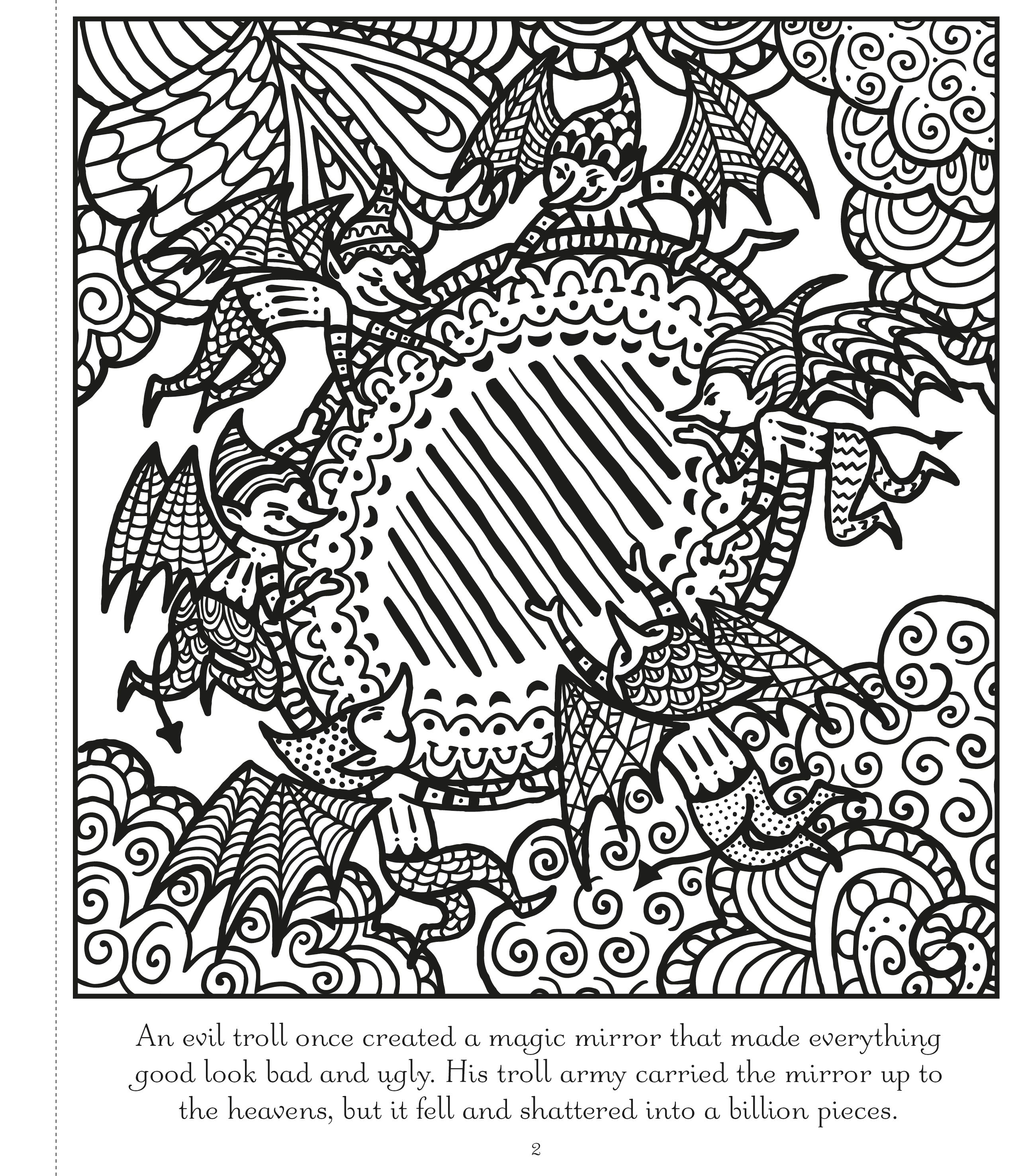 snow queen magic painting book