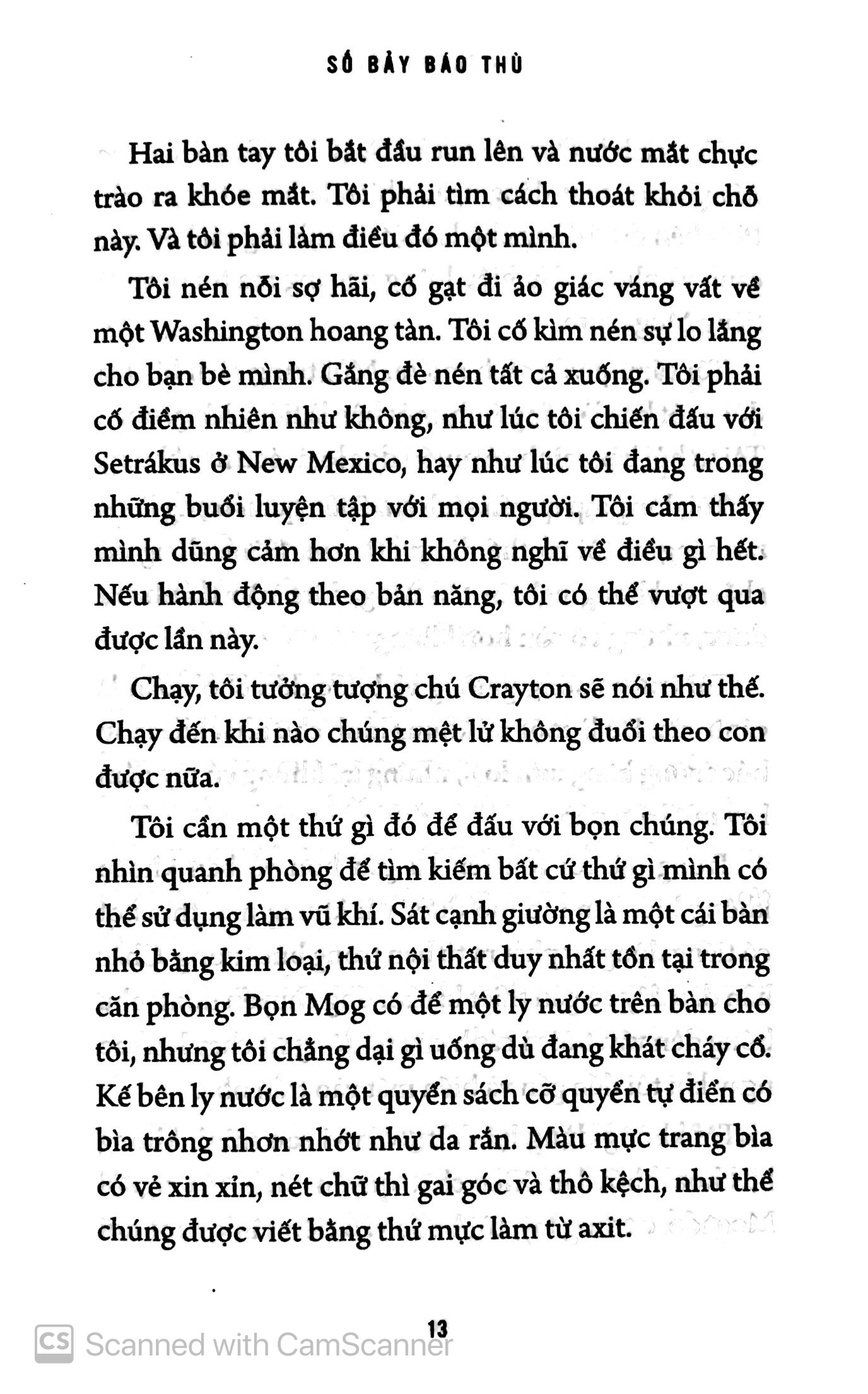 số bảy báo thù