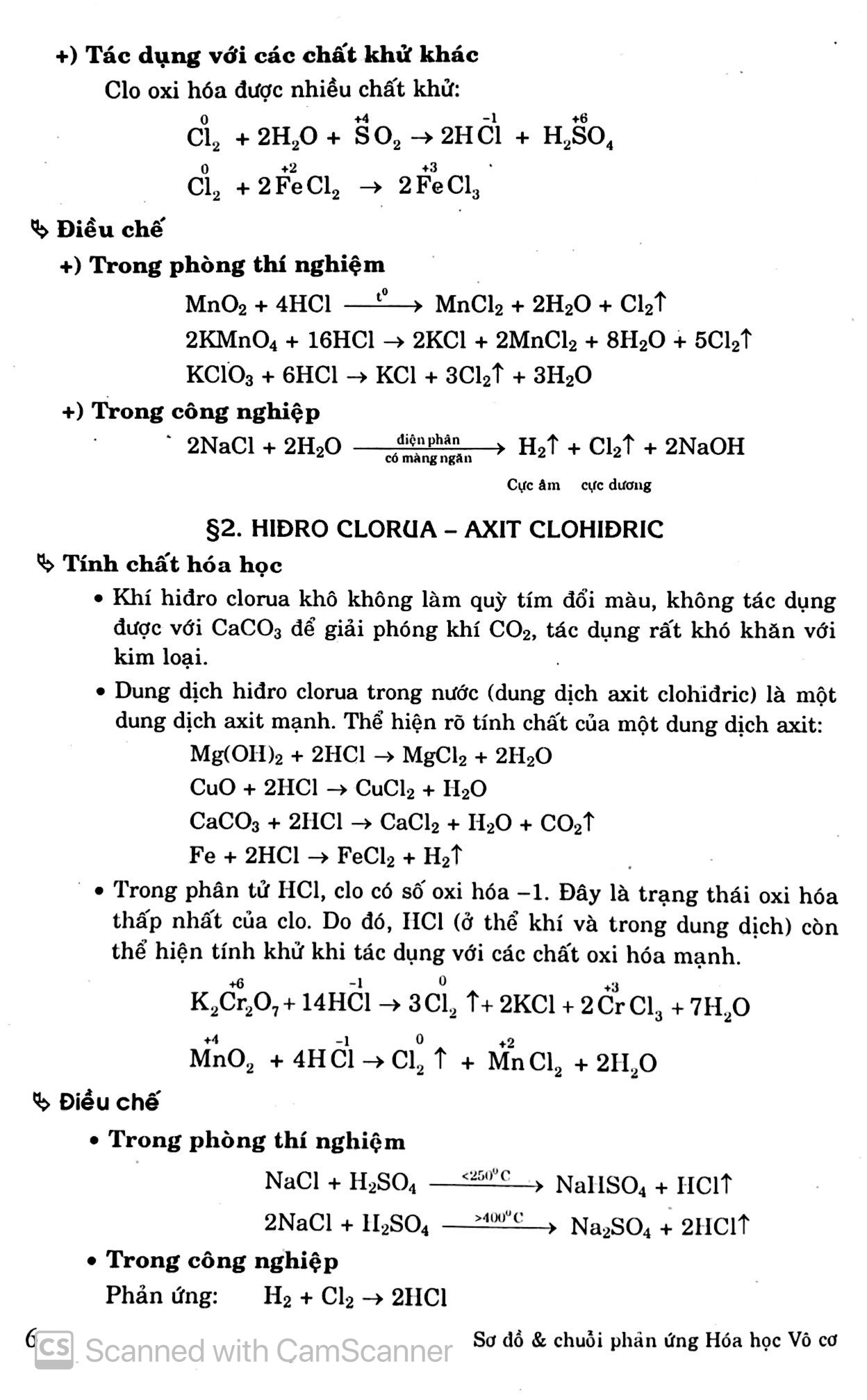 sơ đồ và chuỗi phản ứng hóa: vô cơ 10-11-12